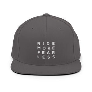 Ride More Fear Less Snapback Hat