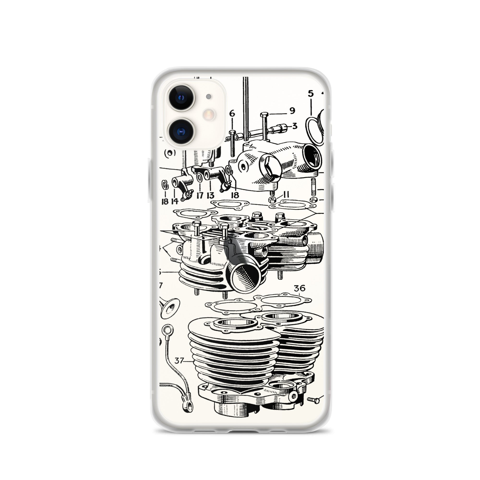 Image of Abstract Engine iPhone Case