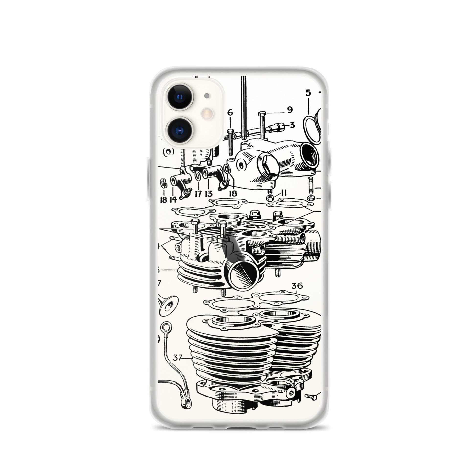 Abstract Engine iPhone Case