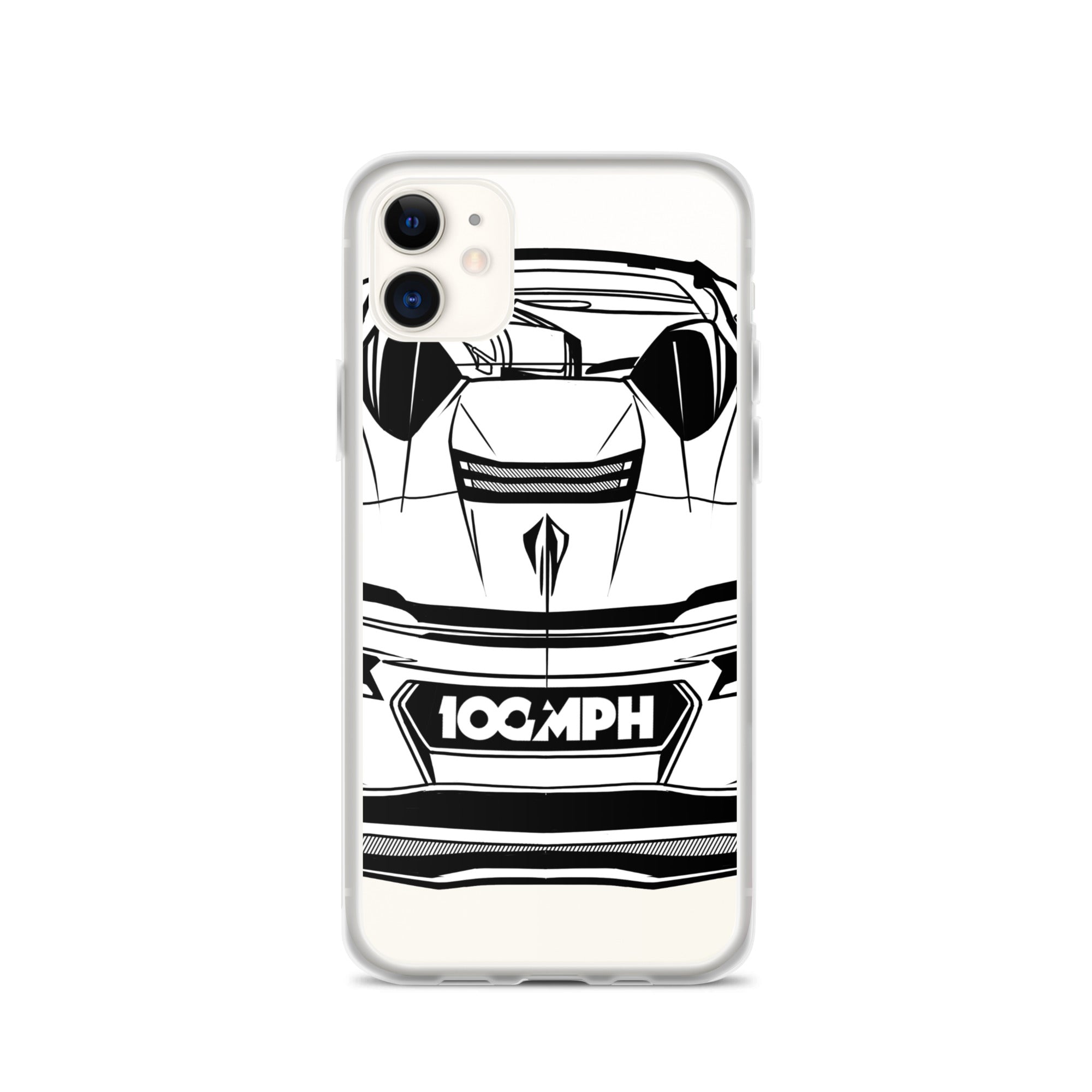 Image of The C8 Corvette Rear View iPhone Case