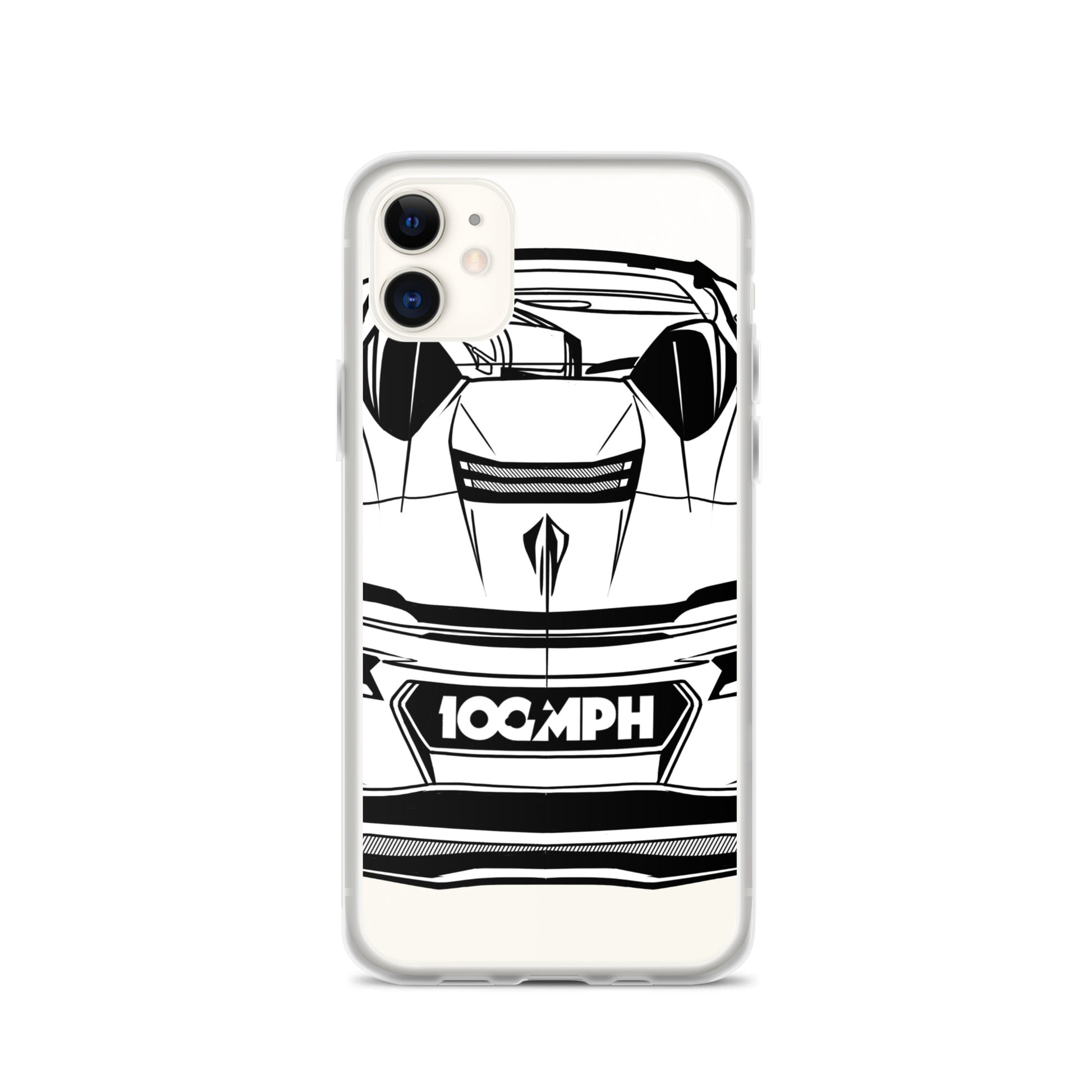 The C8 Corvette Rear View iPhone Case