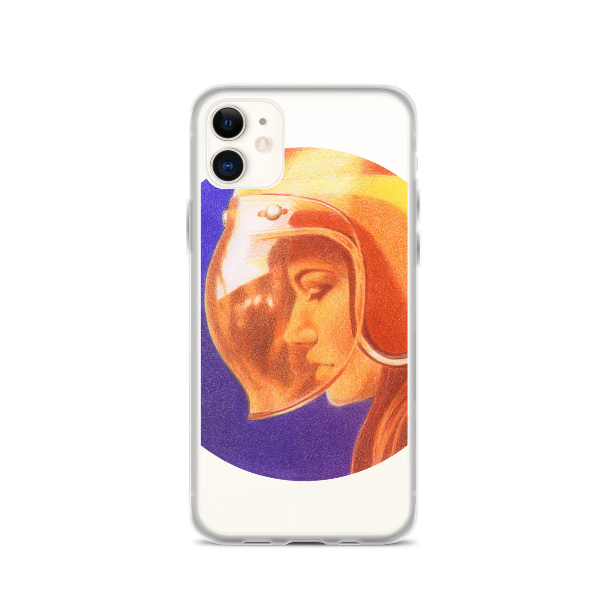 Ride More Fear Less Helmet Girl iPhone Case