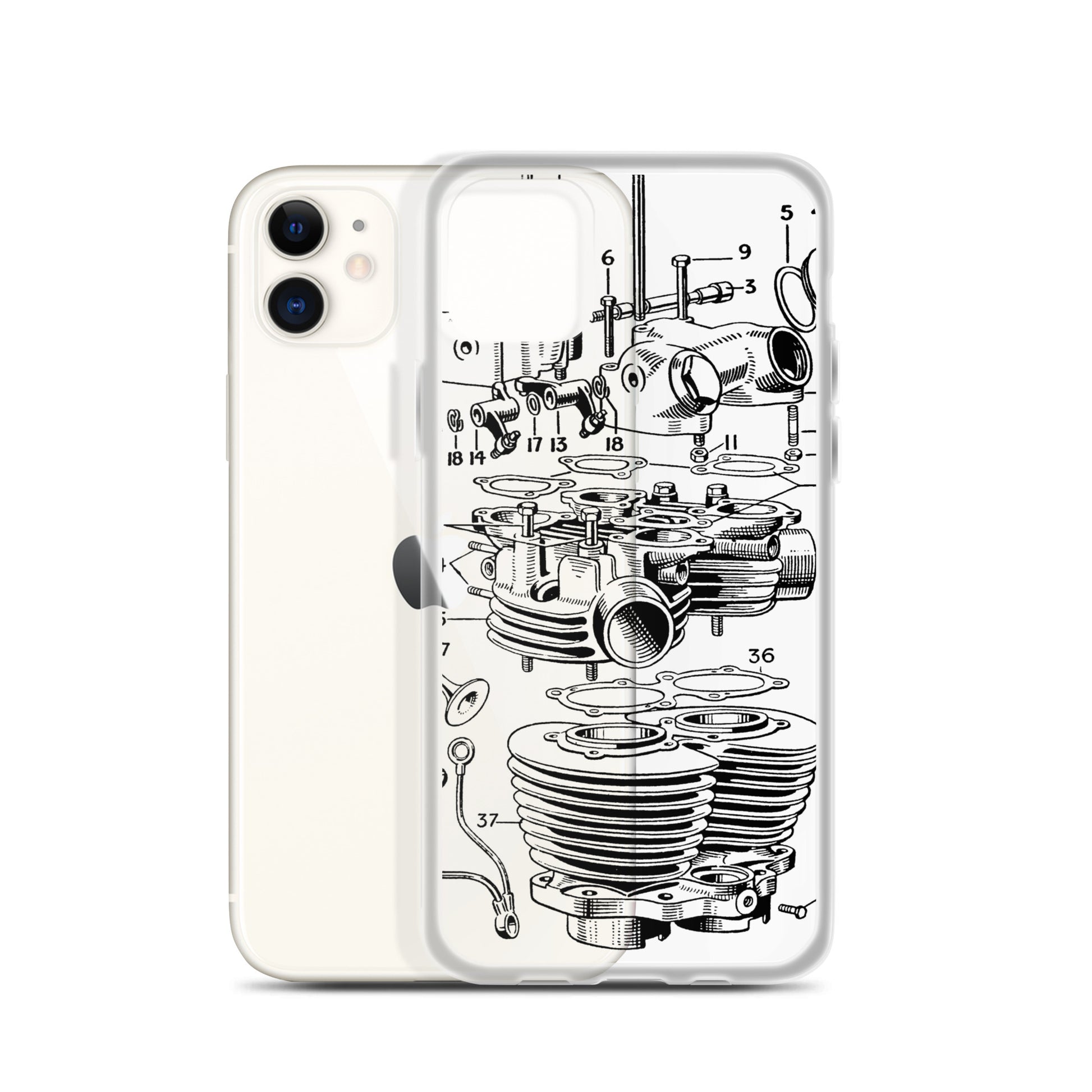 Abstract Engine iPhone Case