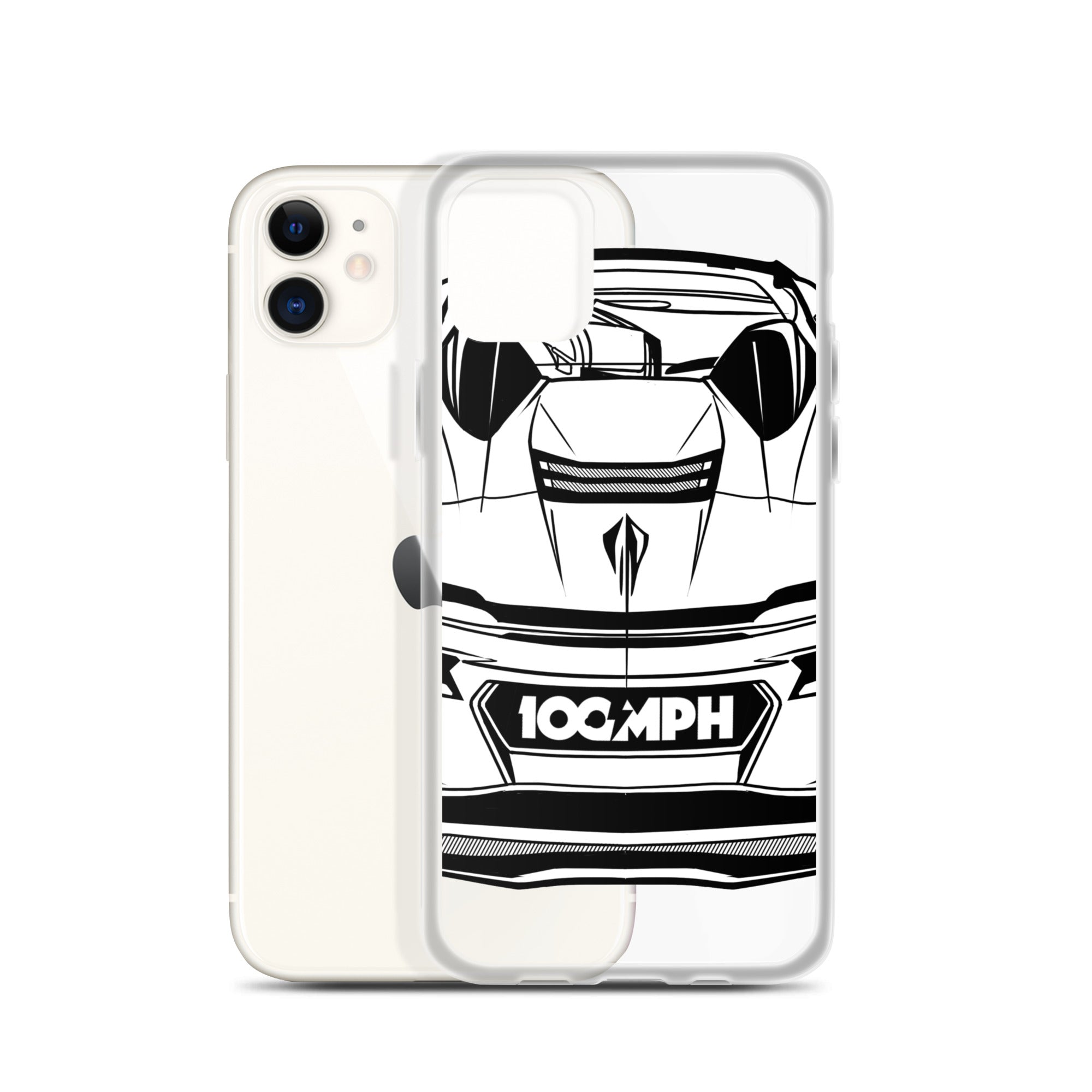 Image of The C8 Corvette Rear View iPhone Case