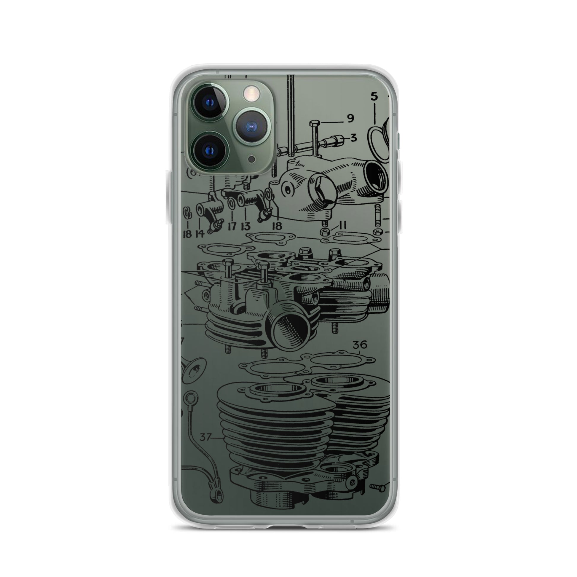 Abstract Engine iPhone Case