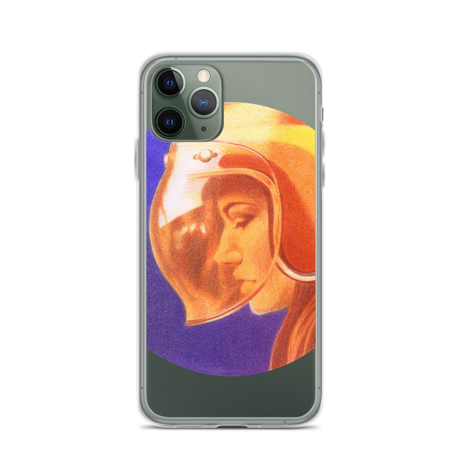 Ride More Fear Less Helmet Girl iPhone Case