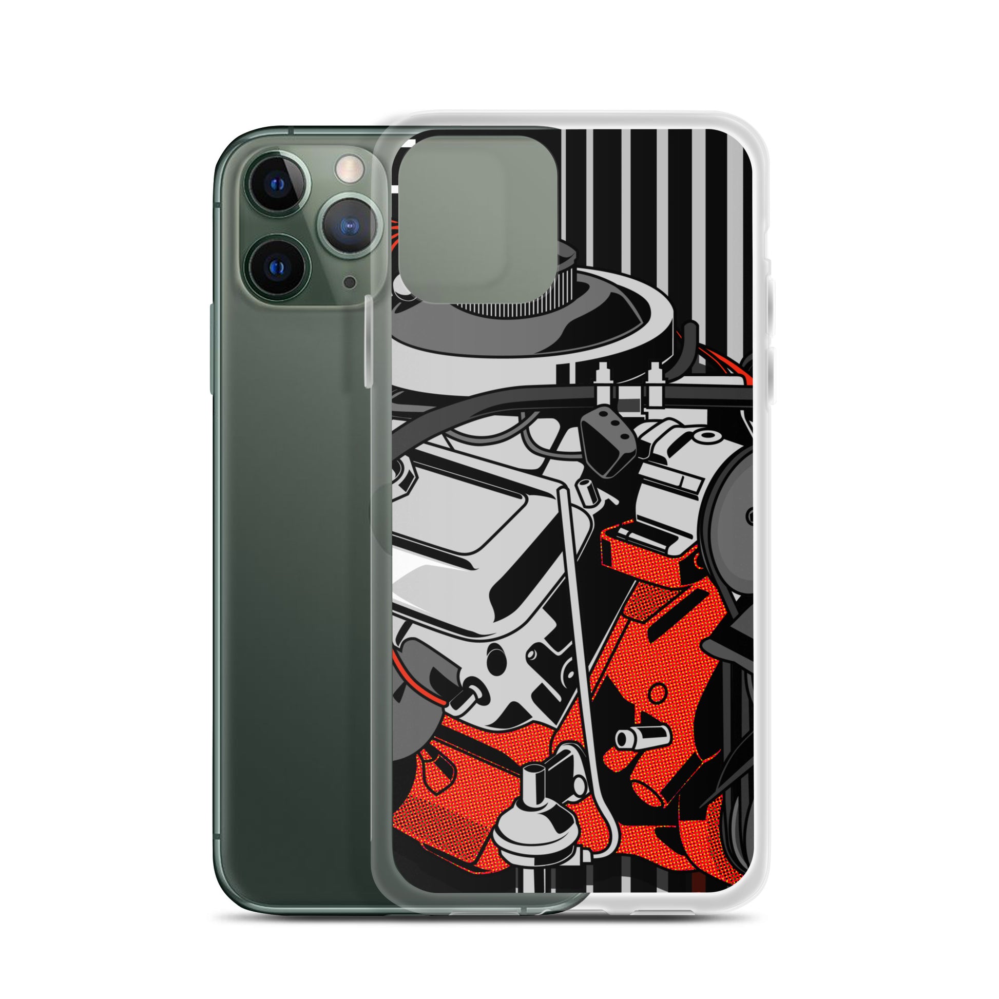Red Engine iPhone Case