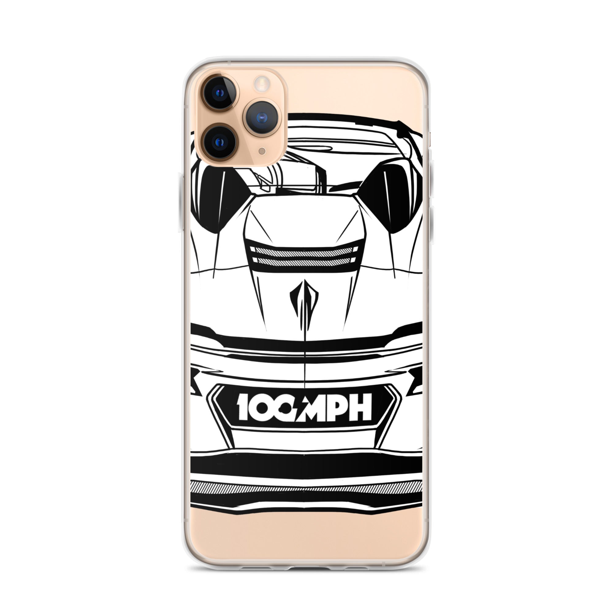 Image of The C8 Corvette Rear View iPhone Case