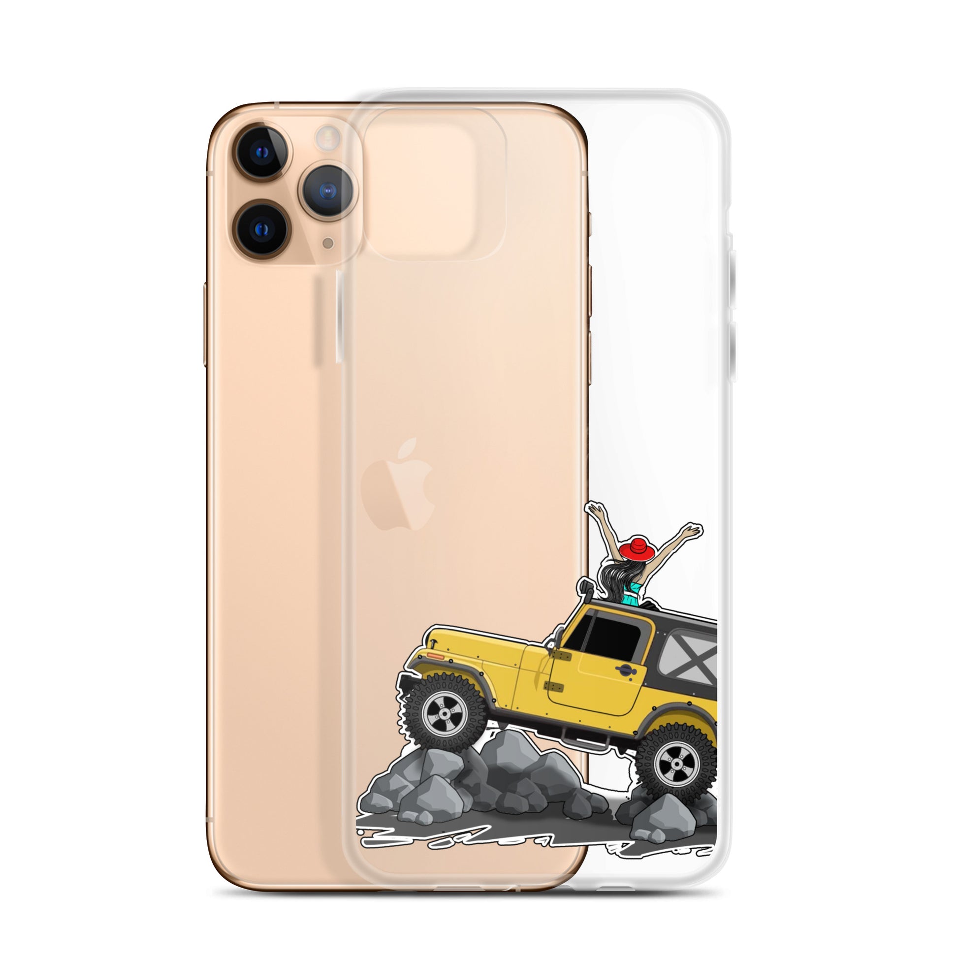 Jeep on the Rocks iPhone Case
