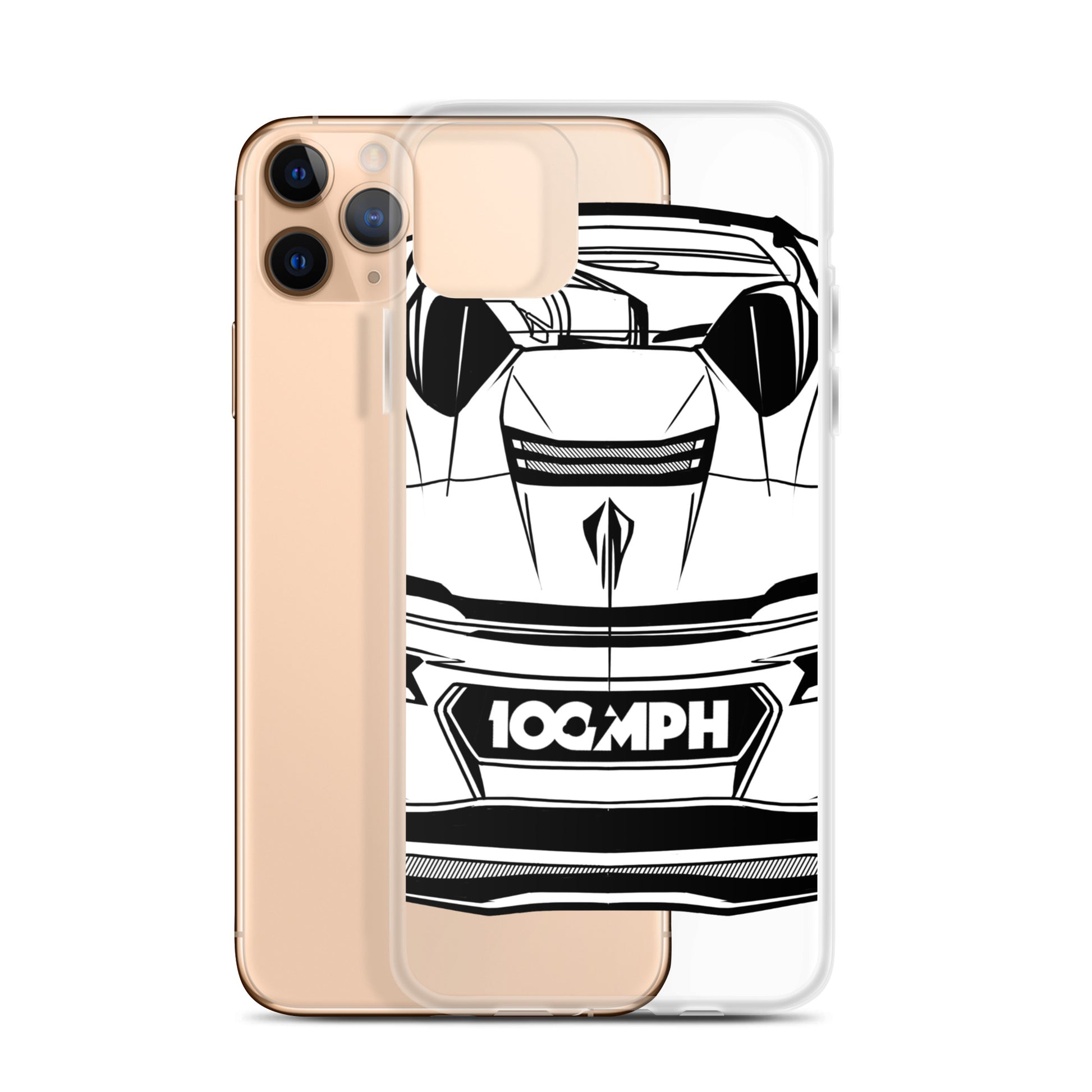 The C8 Corvette Rear View iPhone Case