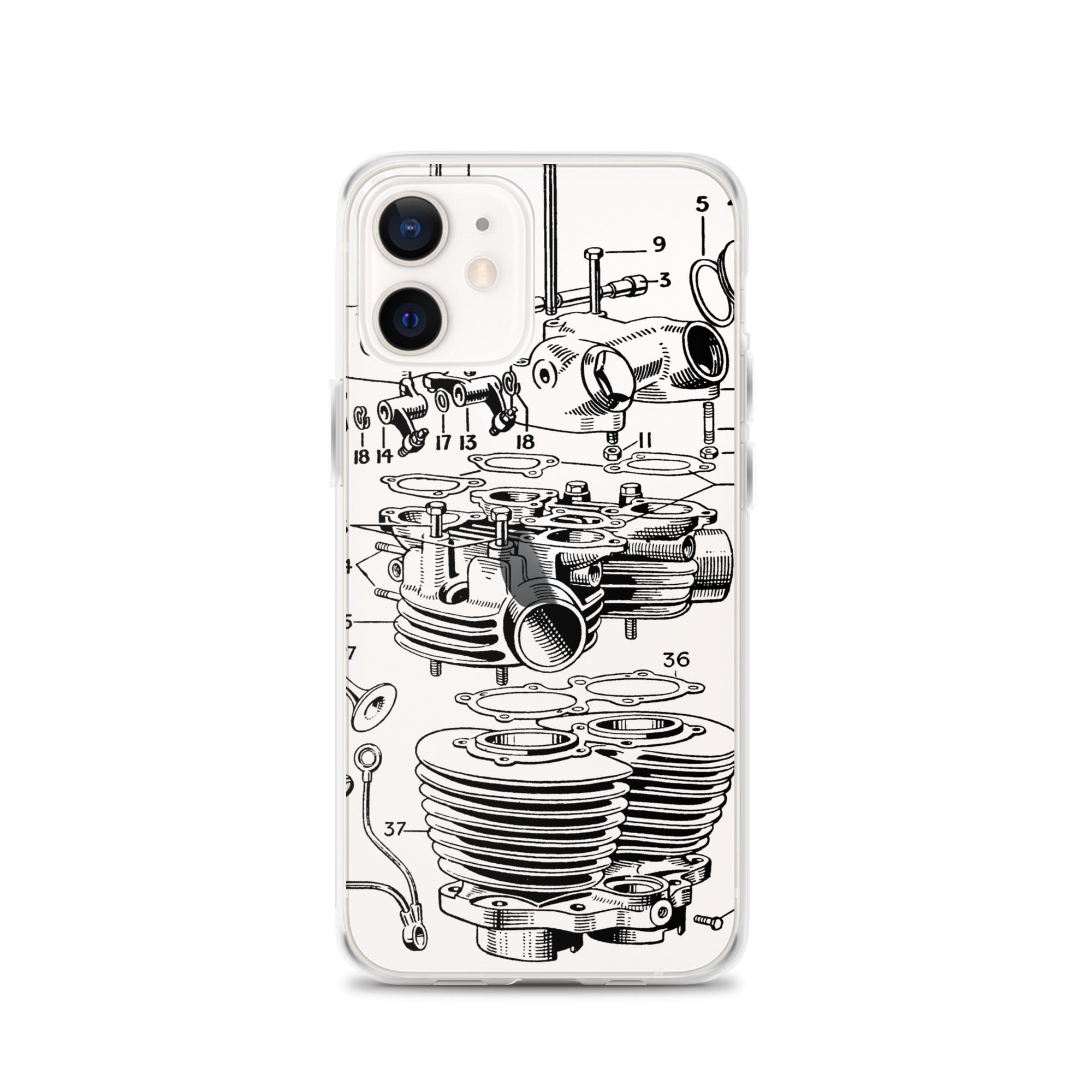 Image of Abstract Engine iPhone Case