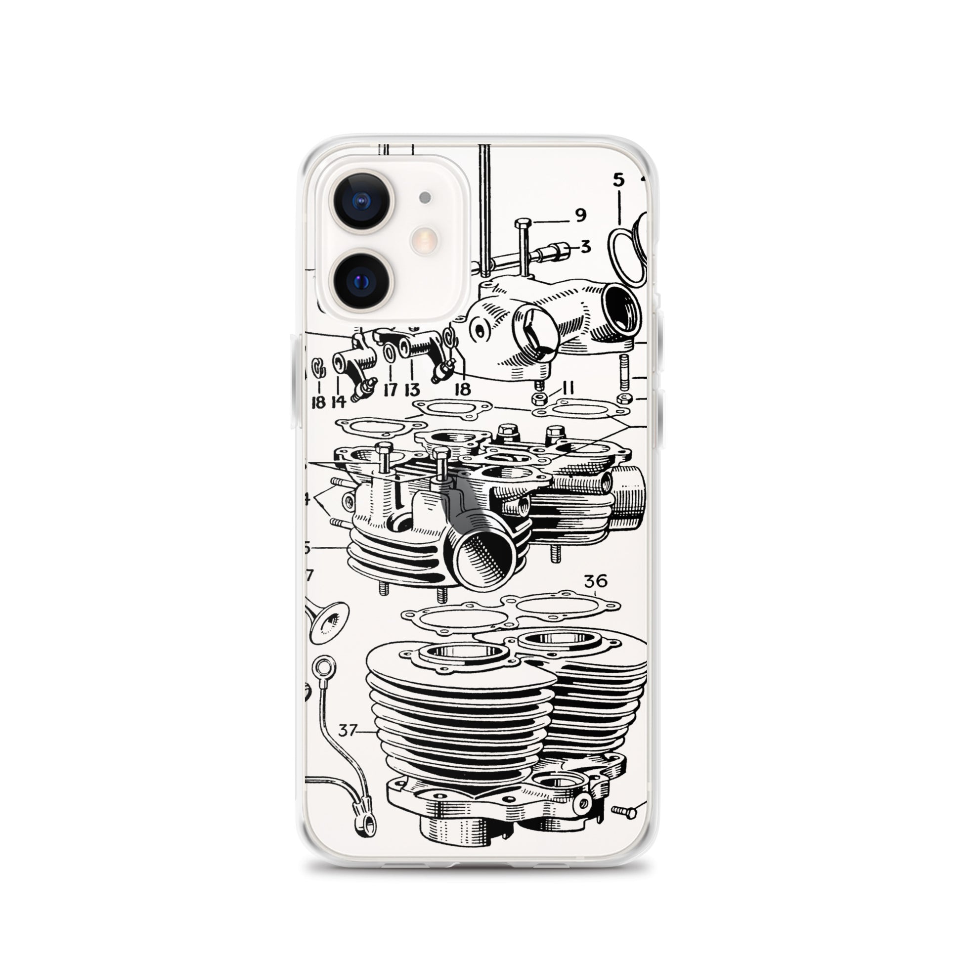 Abstract Engine iPhone Case