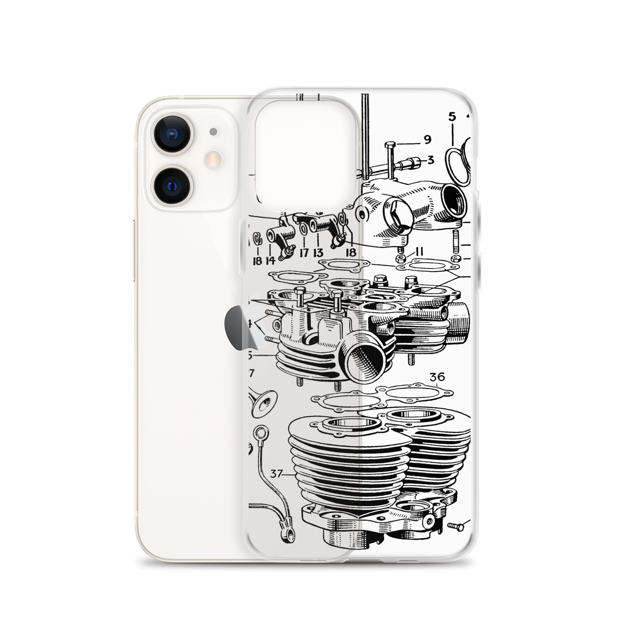 Abstract Engine iPhone Case