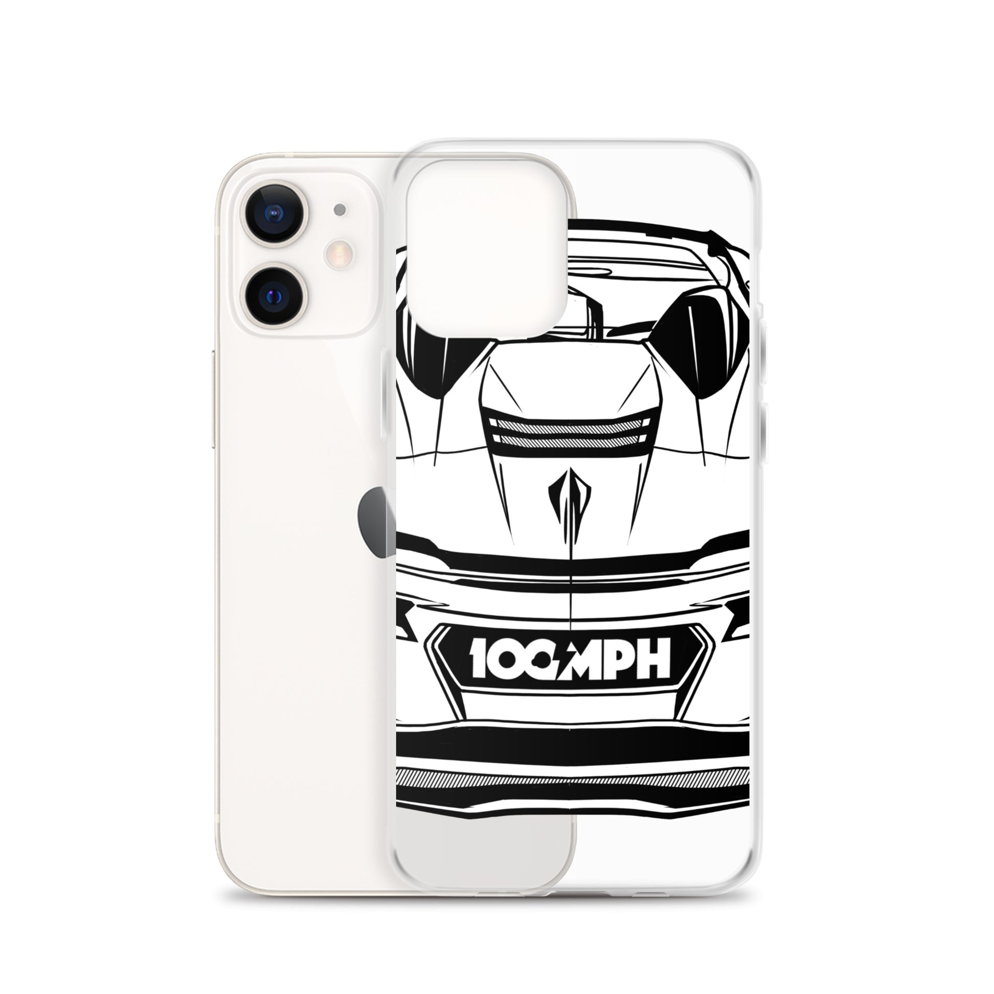 The C8 Corvette Rear View iPhone Case