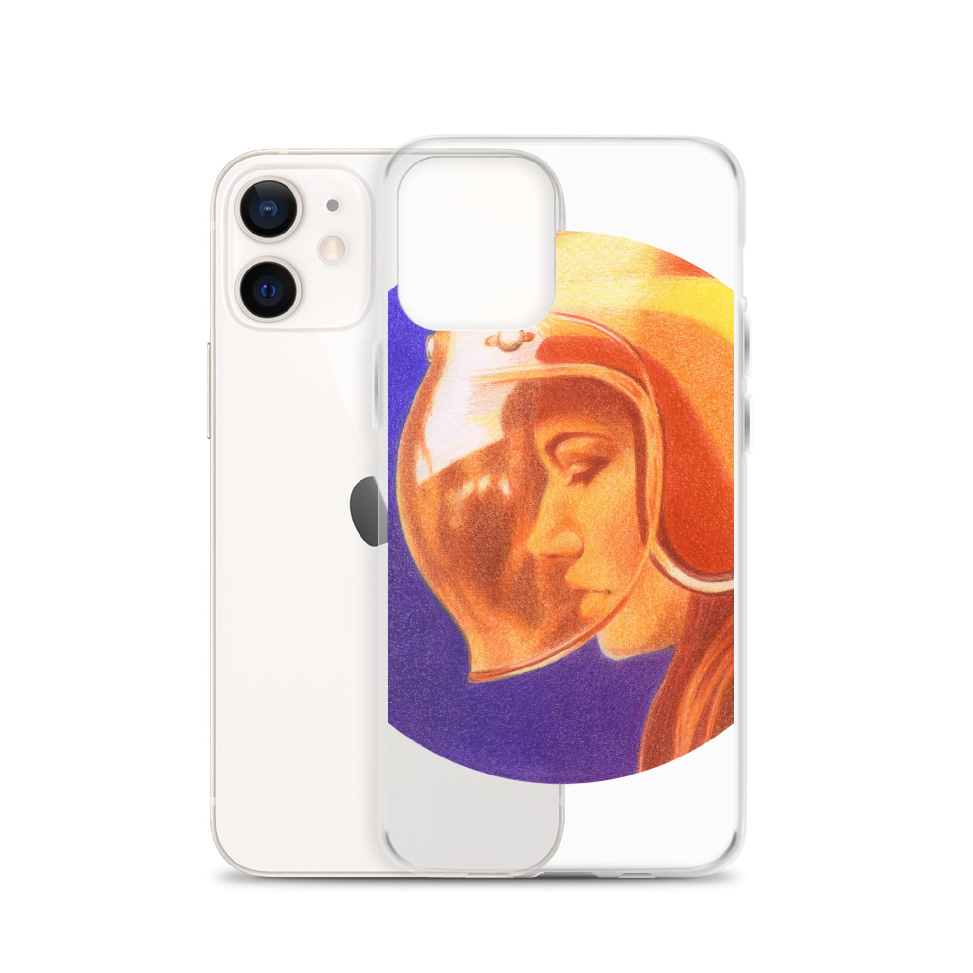 Image of Ride More Fear Less Helmet Girl iPhone Case
