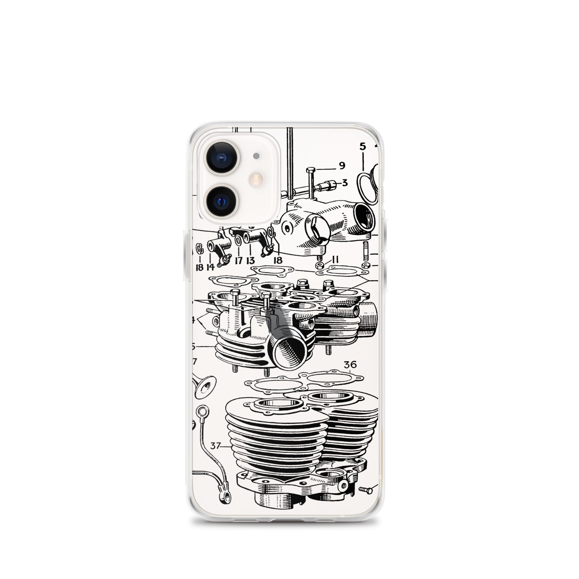 Image of Abstract Engine iPhone Case