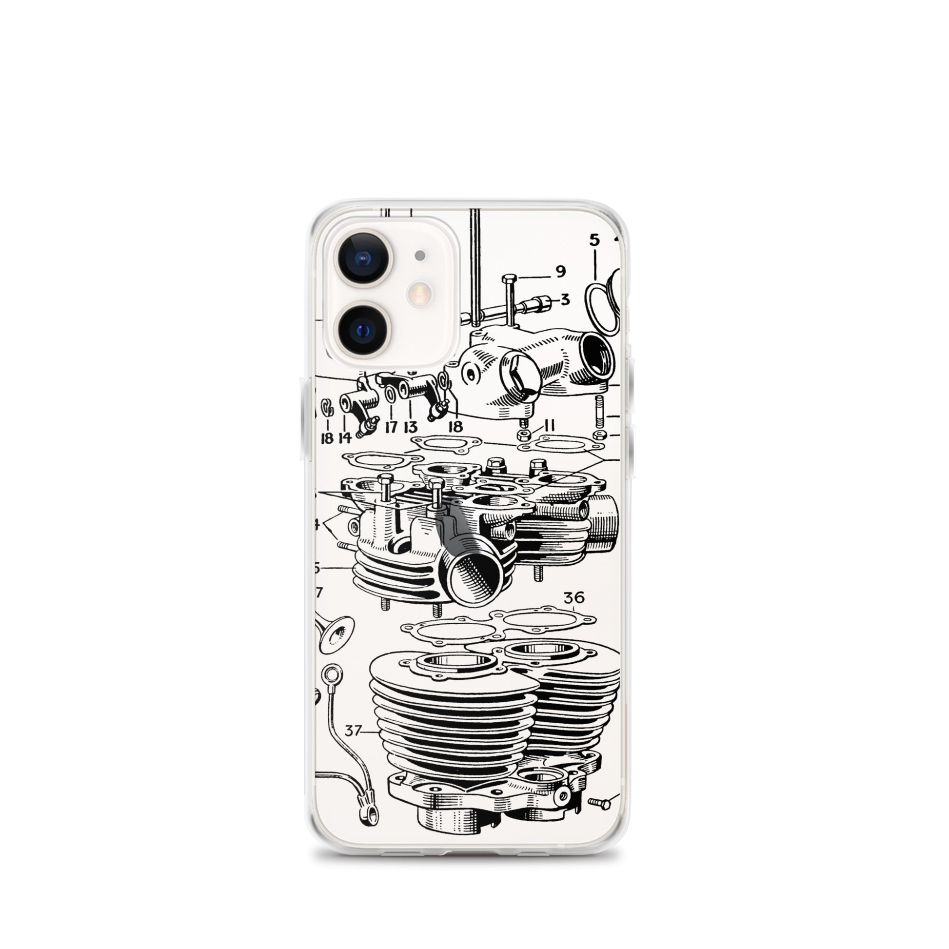 Abstract Engine iPhone Case