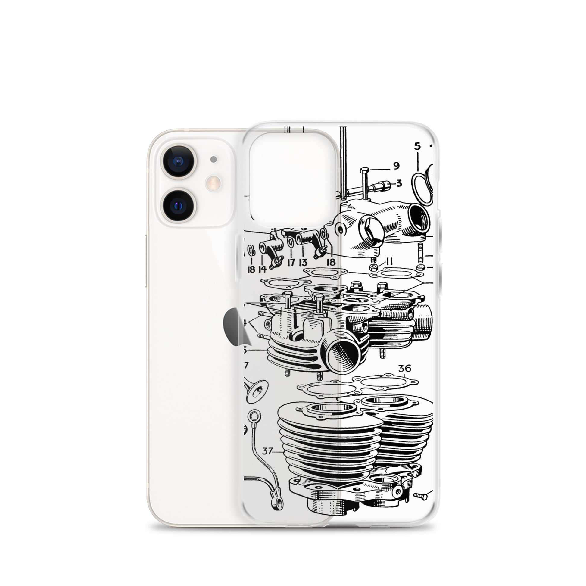 Abstract Engine iPhone Case