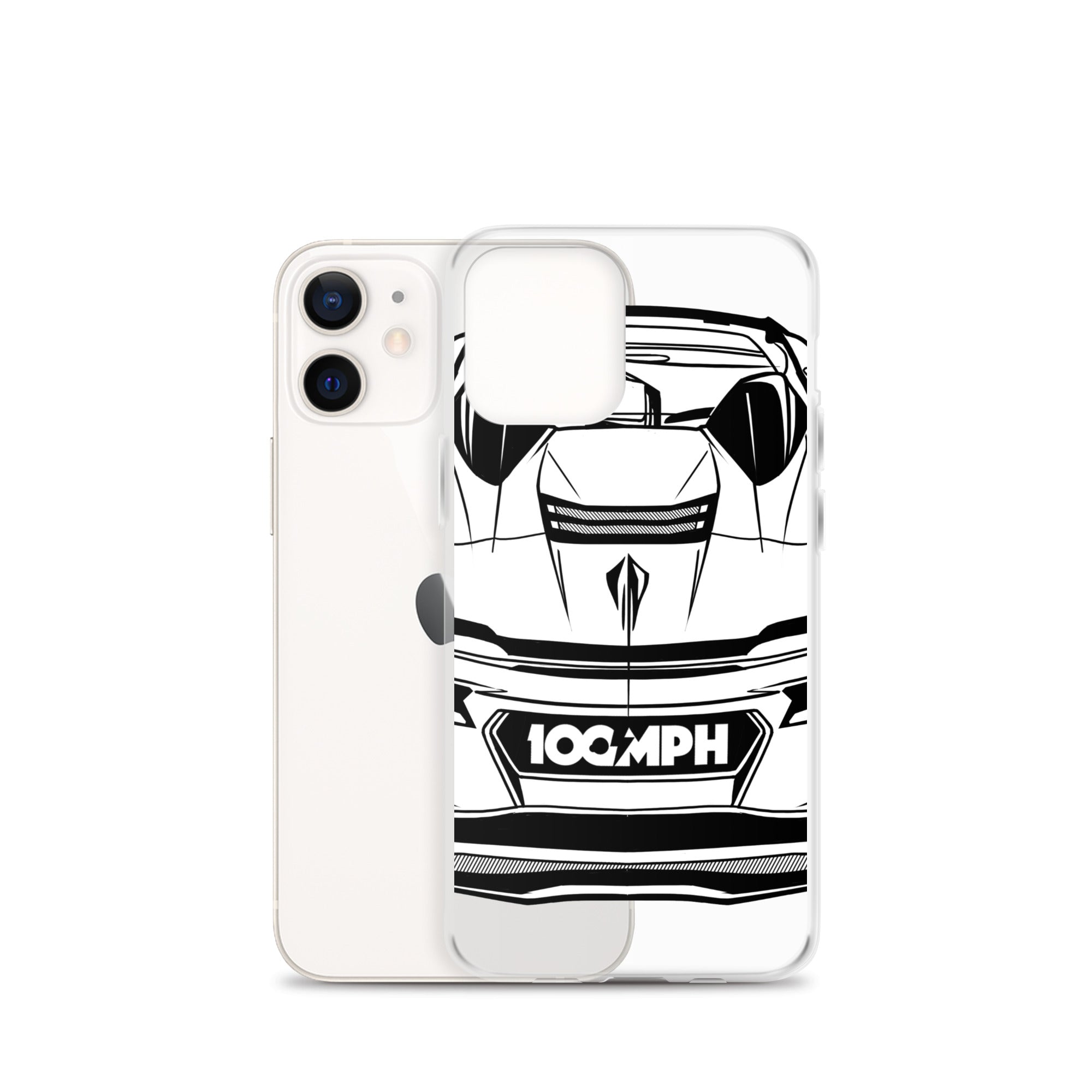 Image of The C8 Corvette Rear View iPhone Case