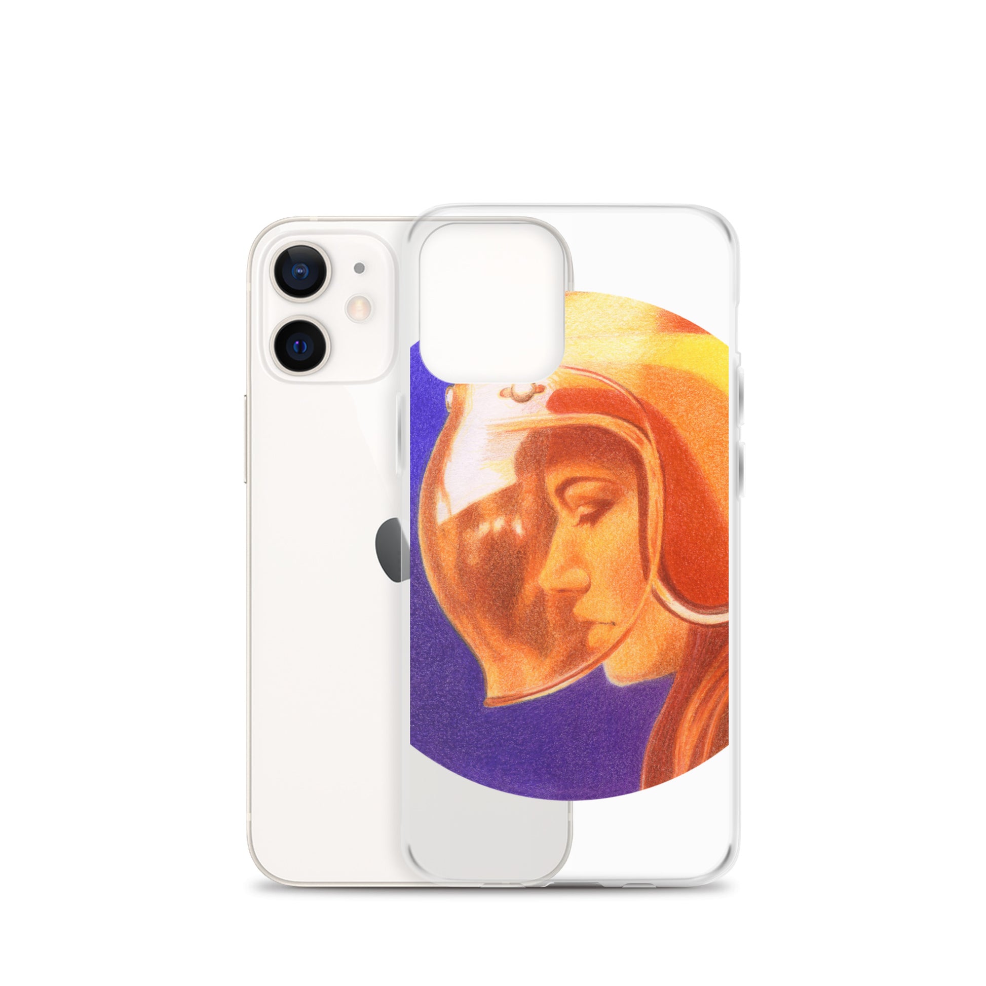 Ride More Fear Less Helmet Girl iPhone Case
