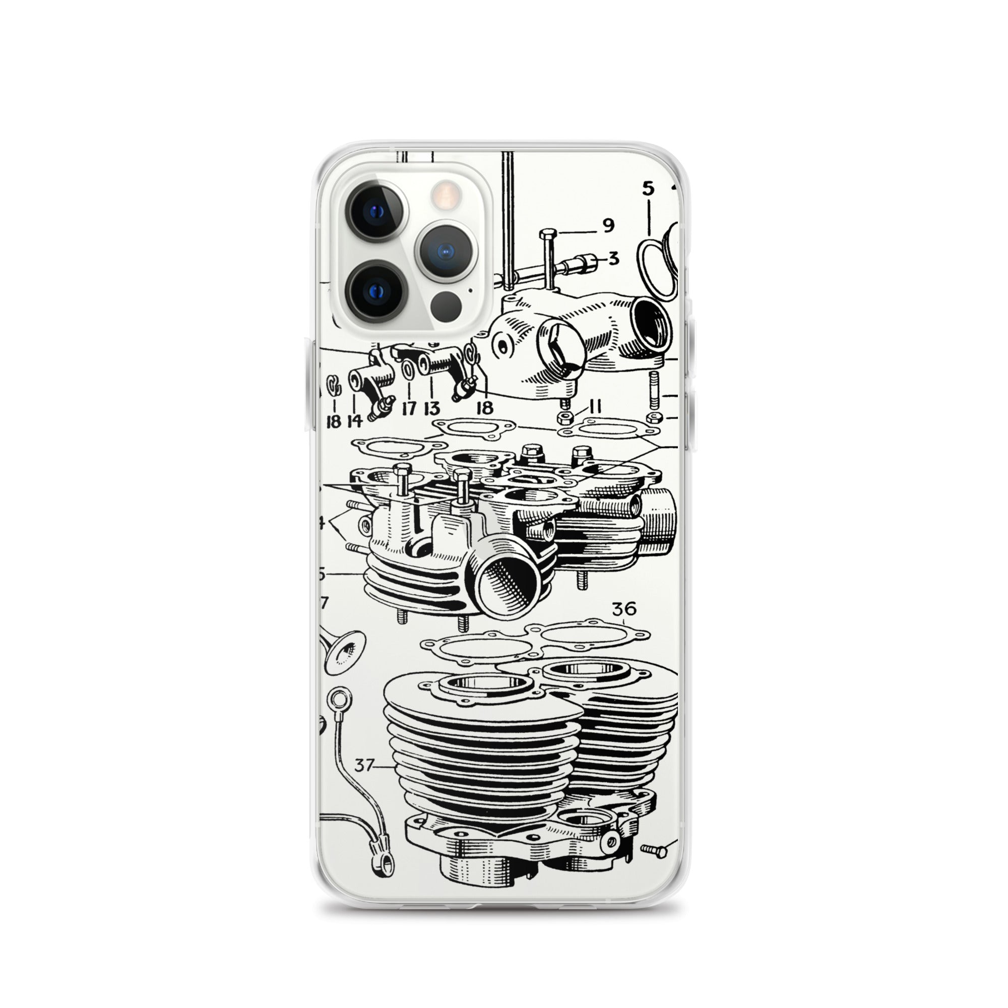 Image of Abstract Engine iPhone Case