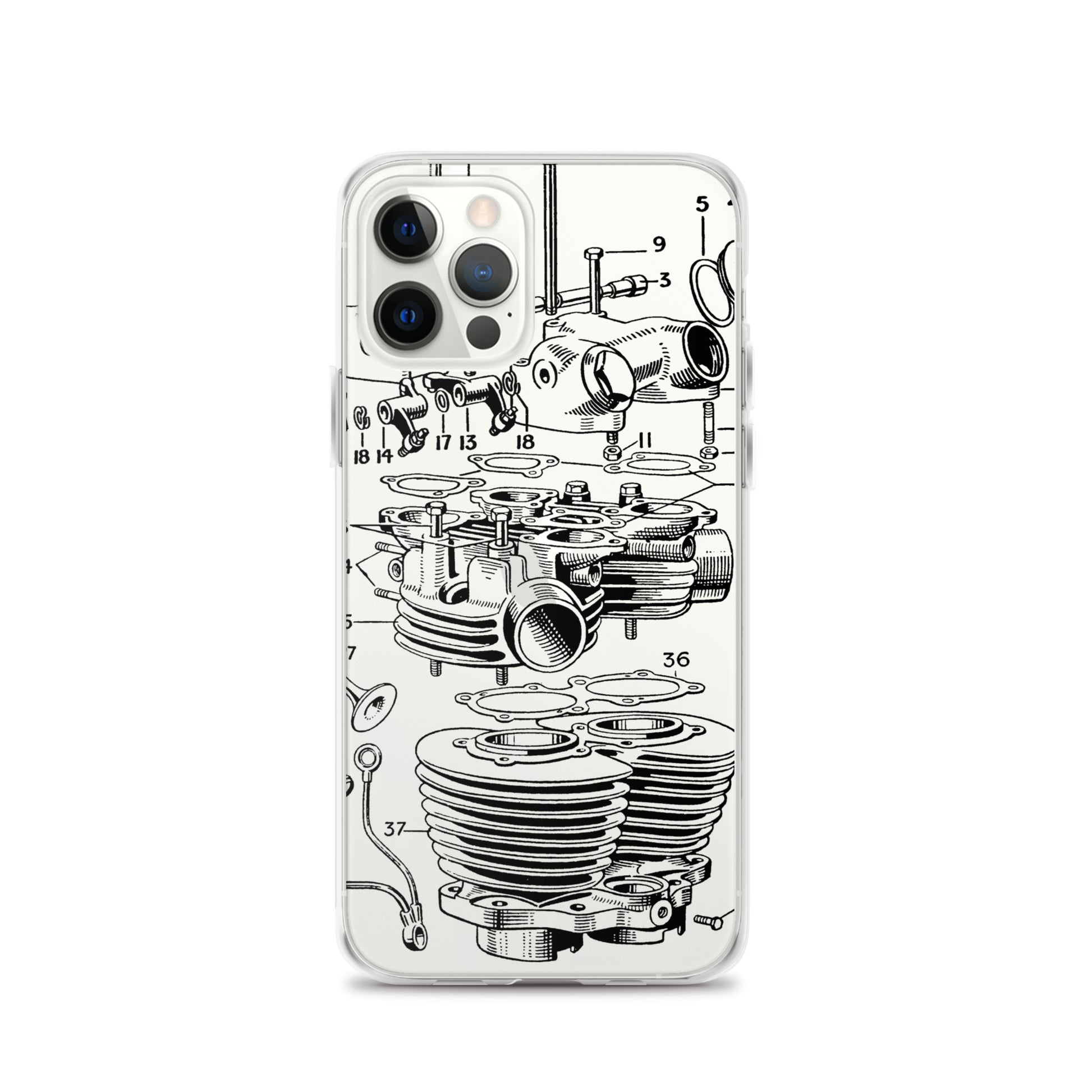 Abstract Engine iPhone Case