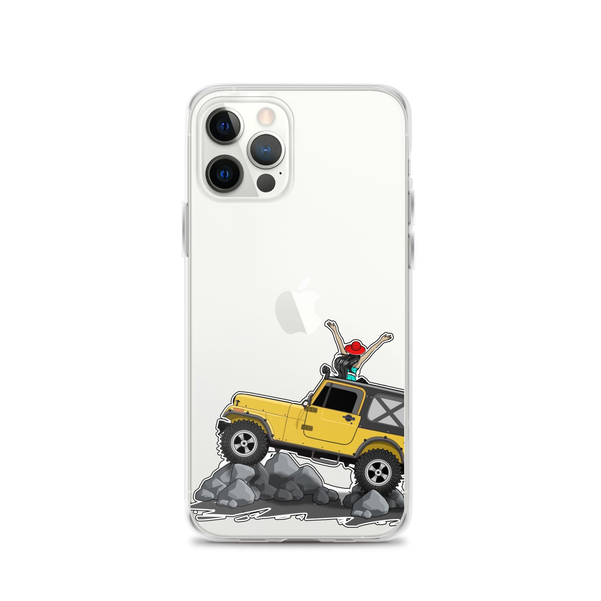 Jeep on the Rocks iPhone Case