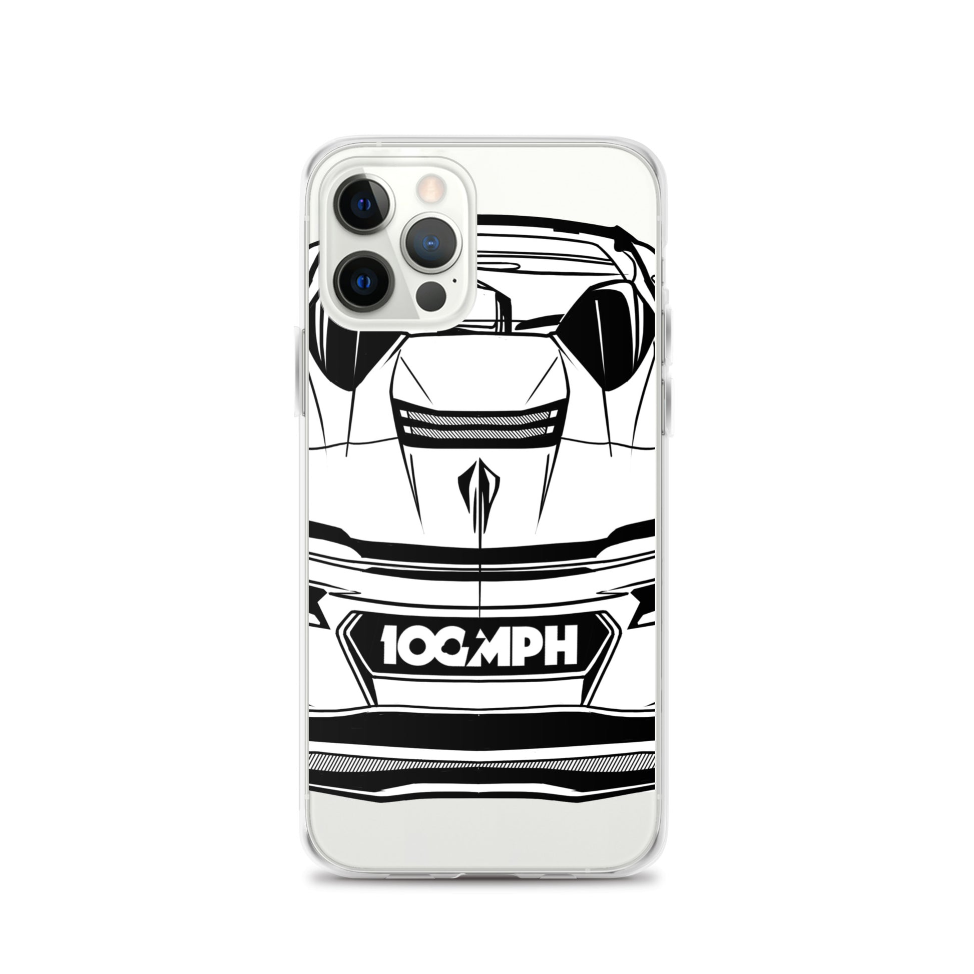 The C8 Corvette Rear View iPhone Case