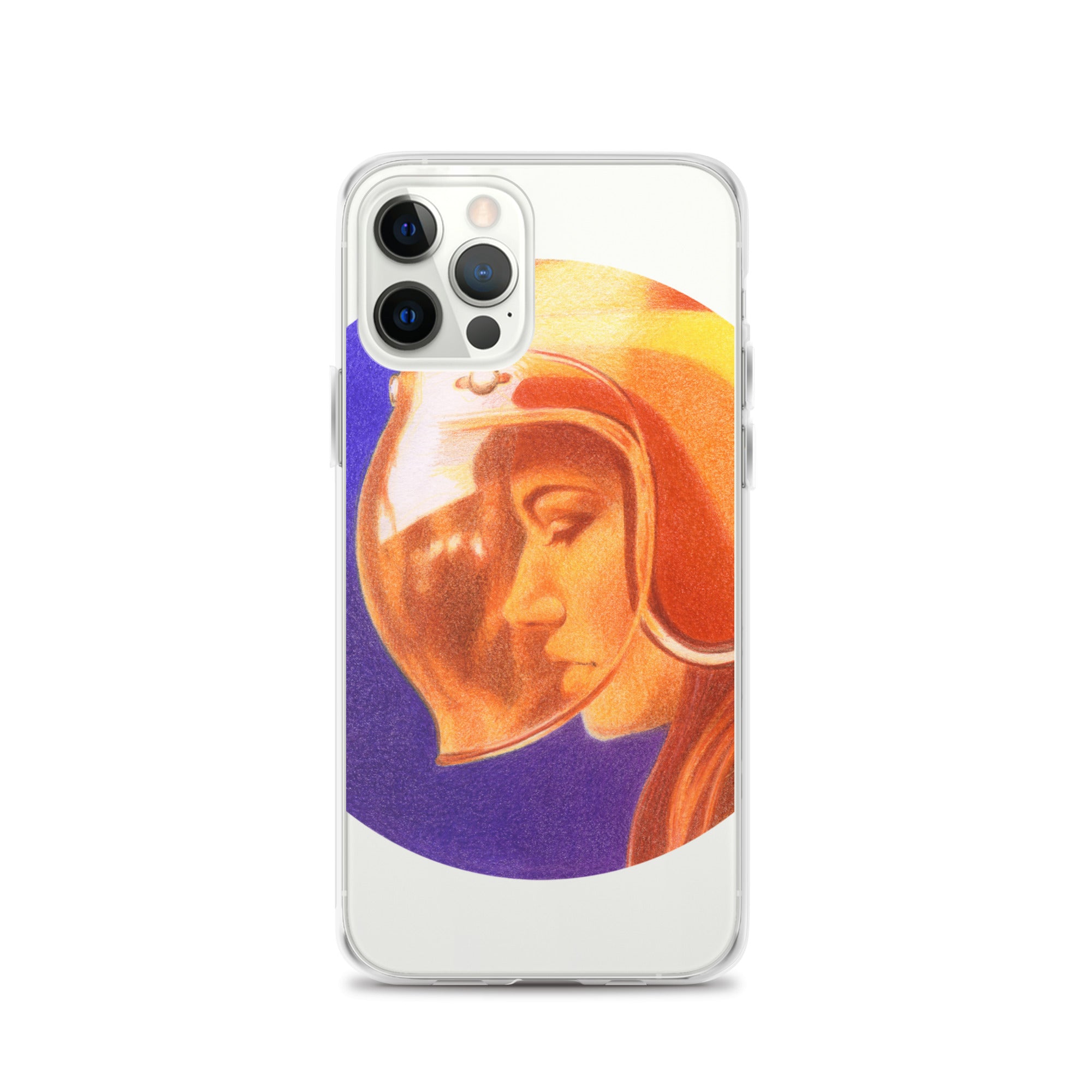 Image of Ride More Fear Less Helmet Girl iPhone Case