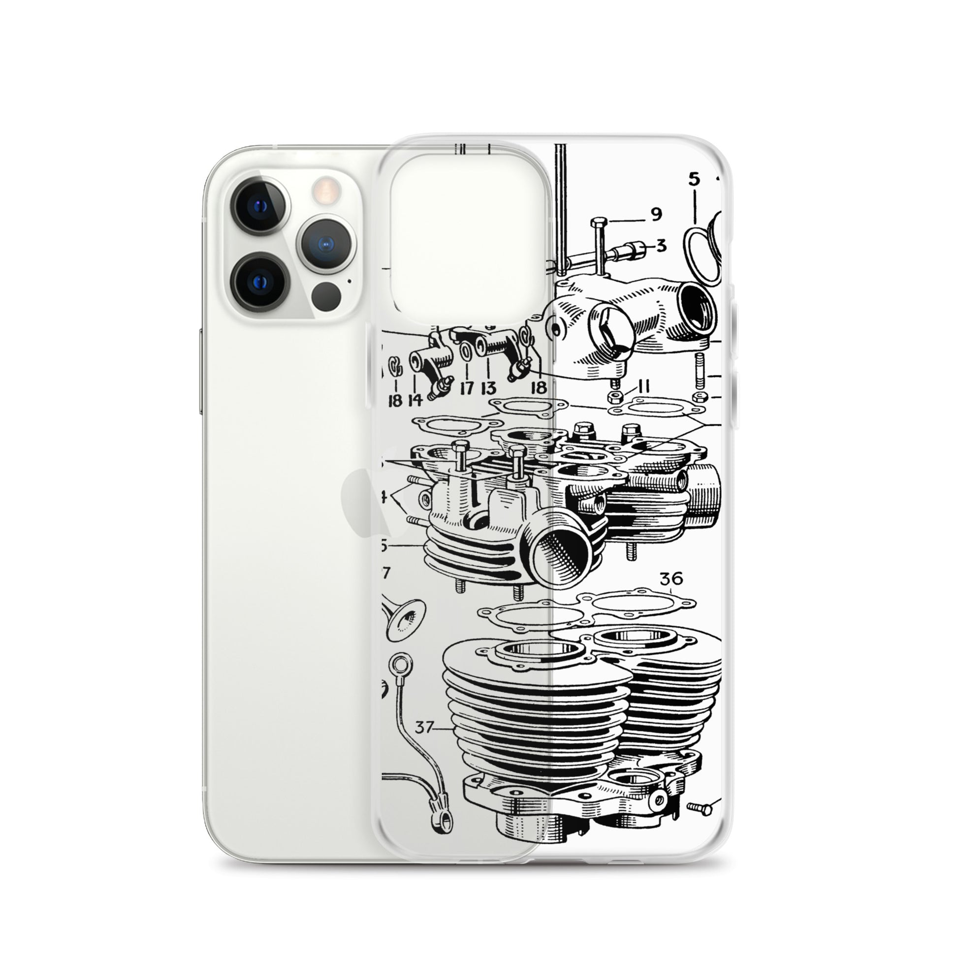 Abstract Engine iPhone Case