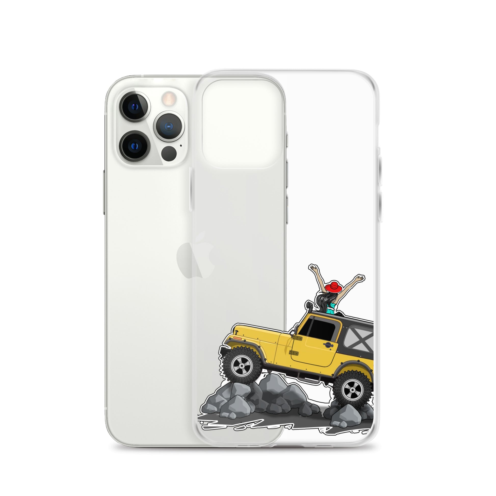 Jeep on the Rocks iPhone Case