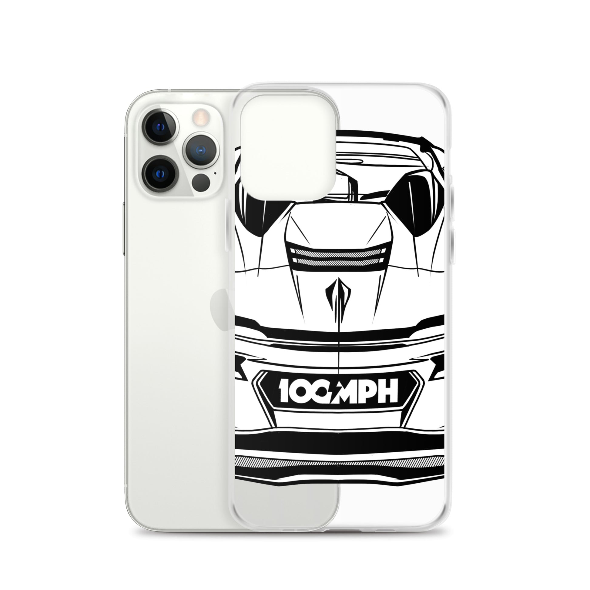 The C8 Corvette Rear View iPhone Case