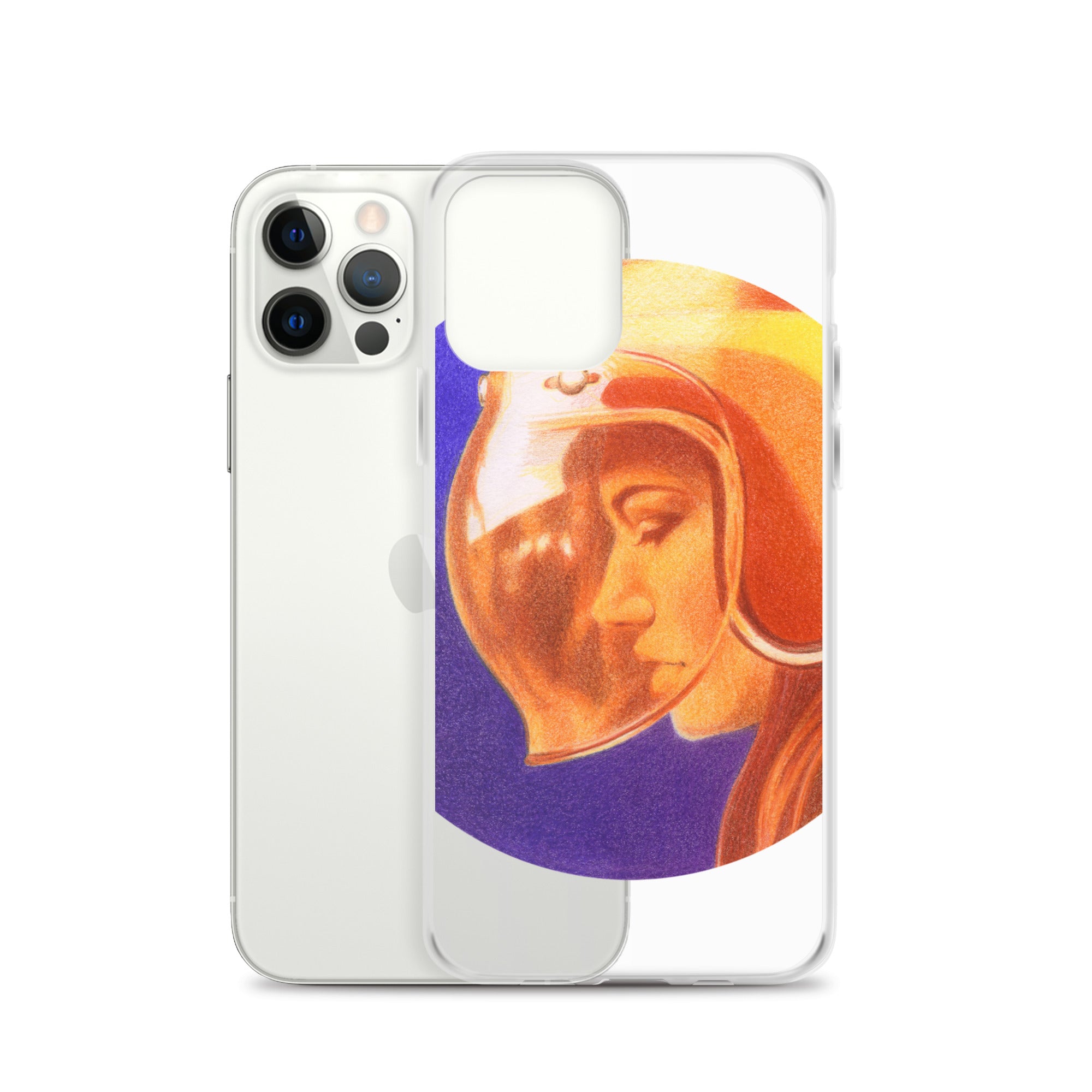 Image of Ride More Fear Less Helmet Girl iPhone Case