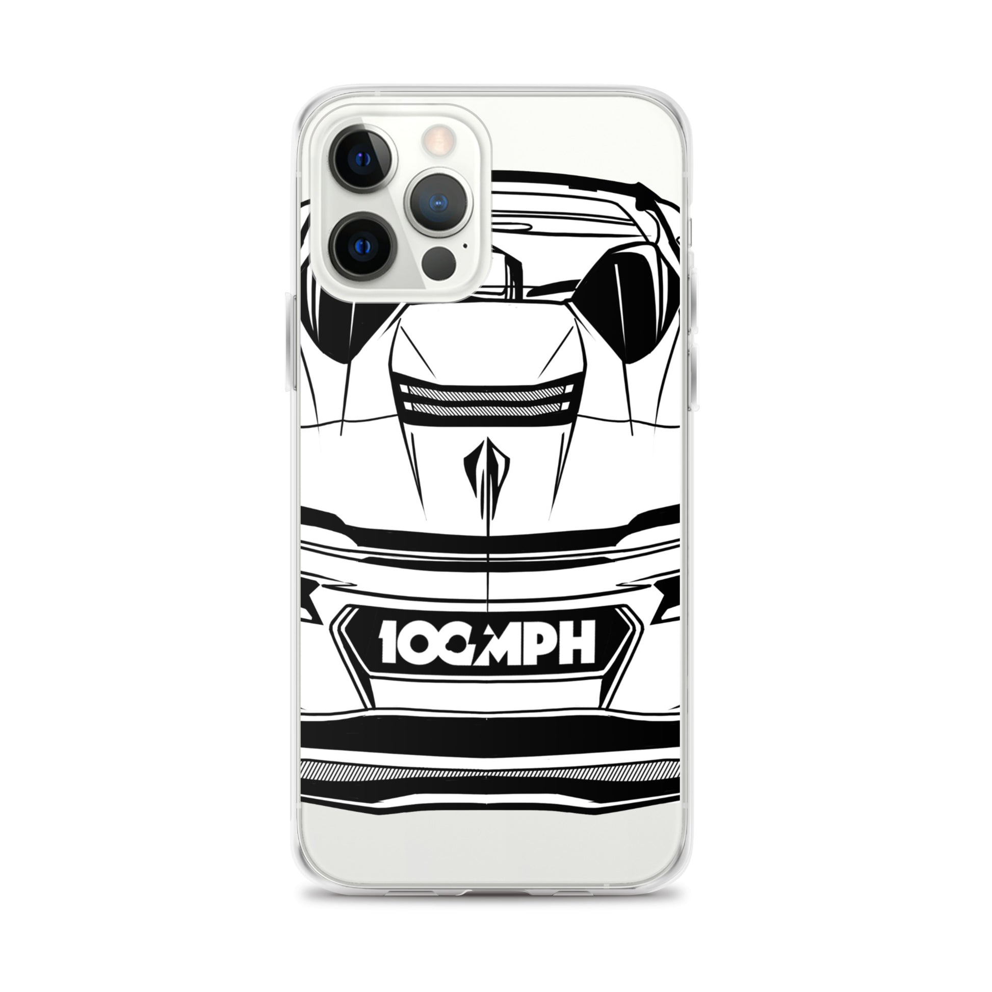 The C8 Corvette Rear View iPhone Case