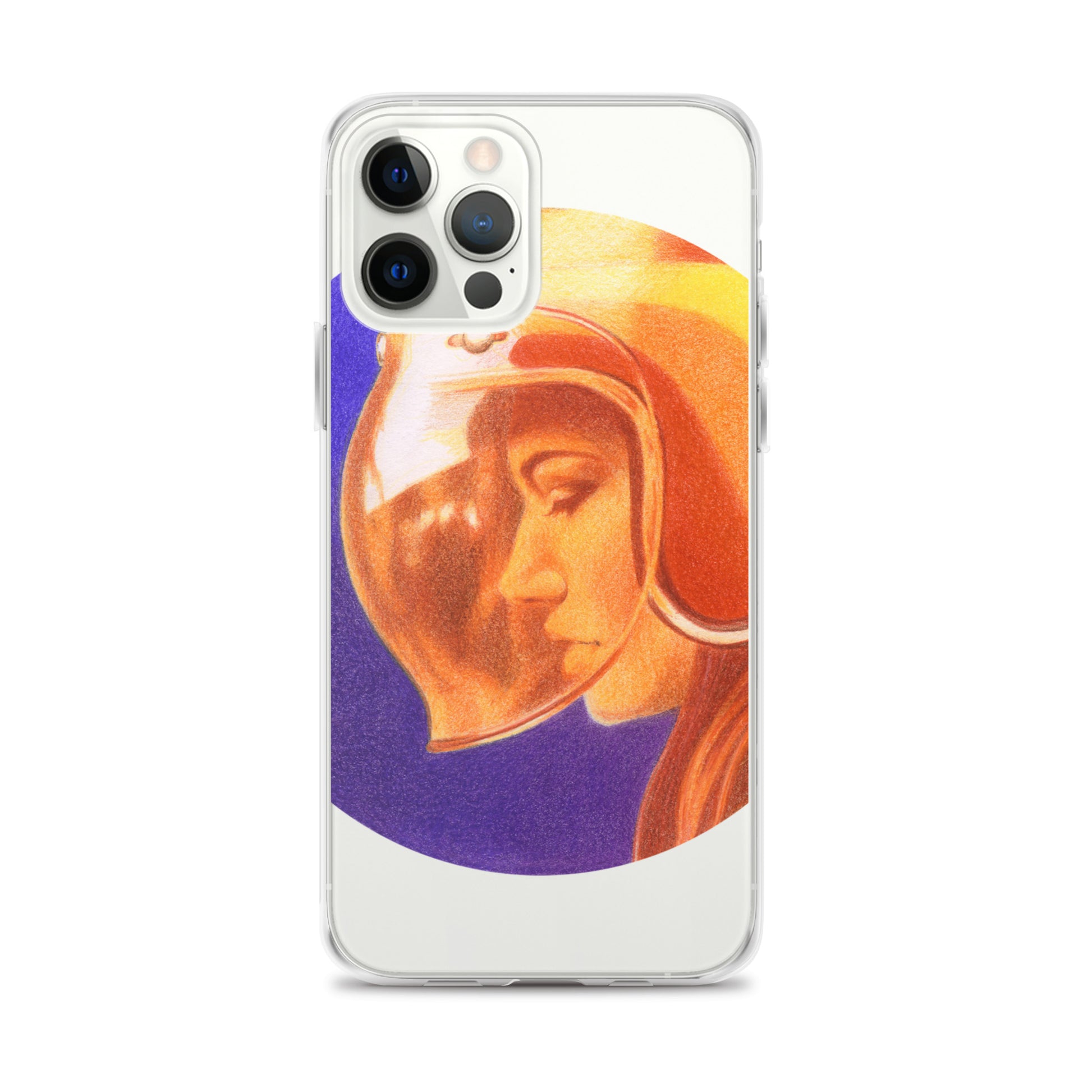Ride More Fear Less Helmet Girl iPhone Case