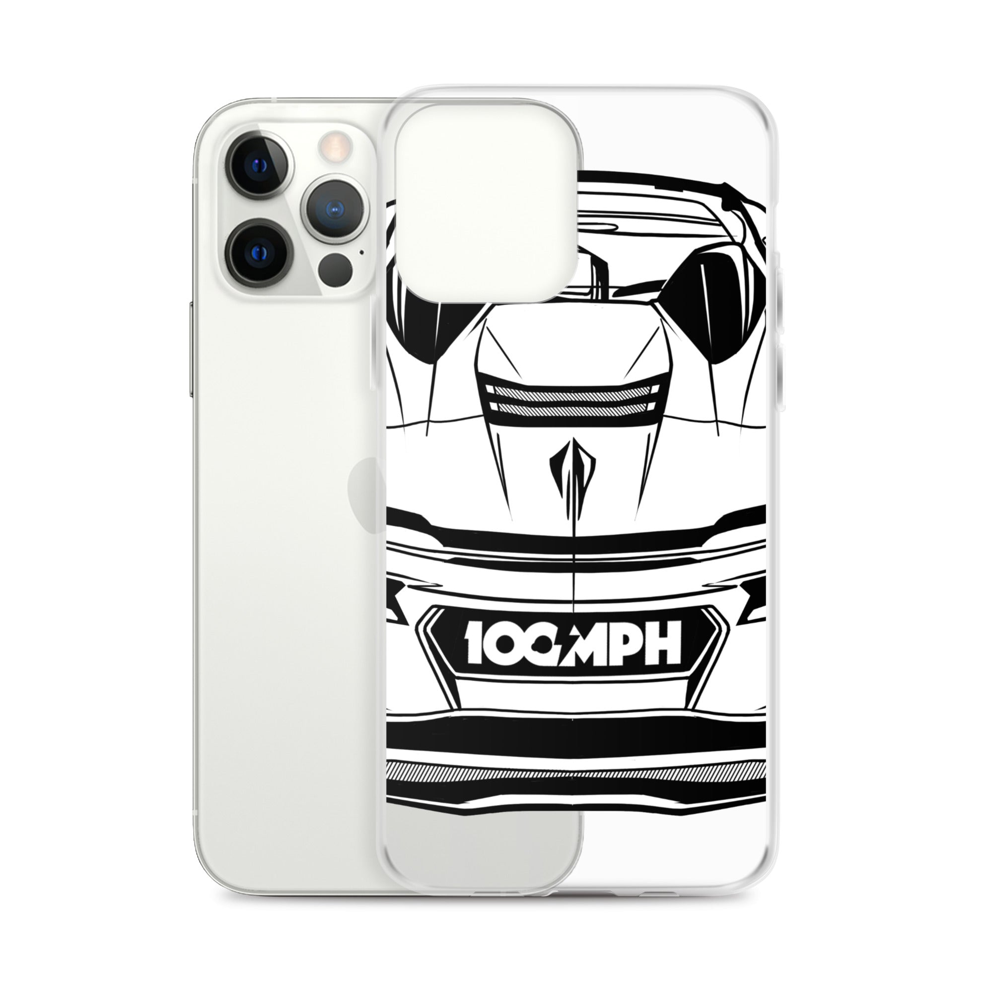 Image of The C8 Corvette Rear View iPhone Case