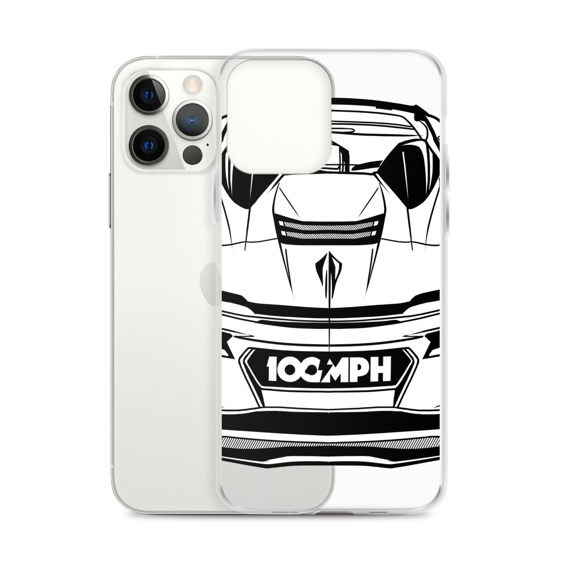 The C8 Corvette Rear View iPhone Case