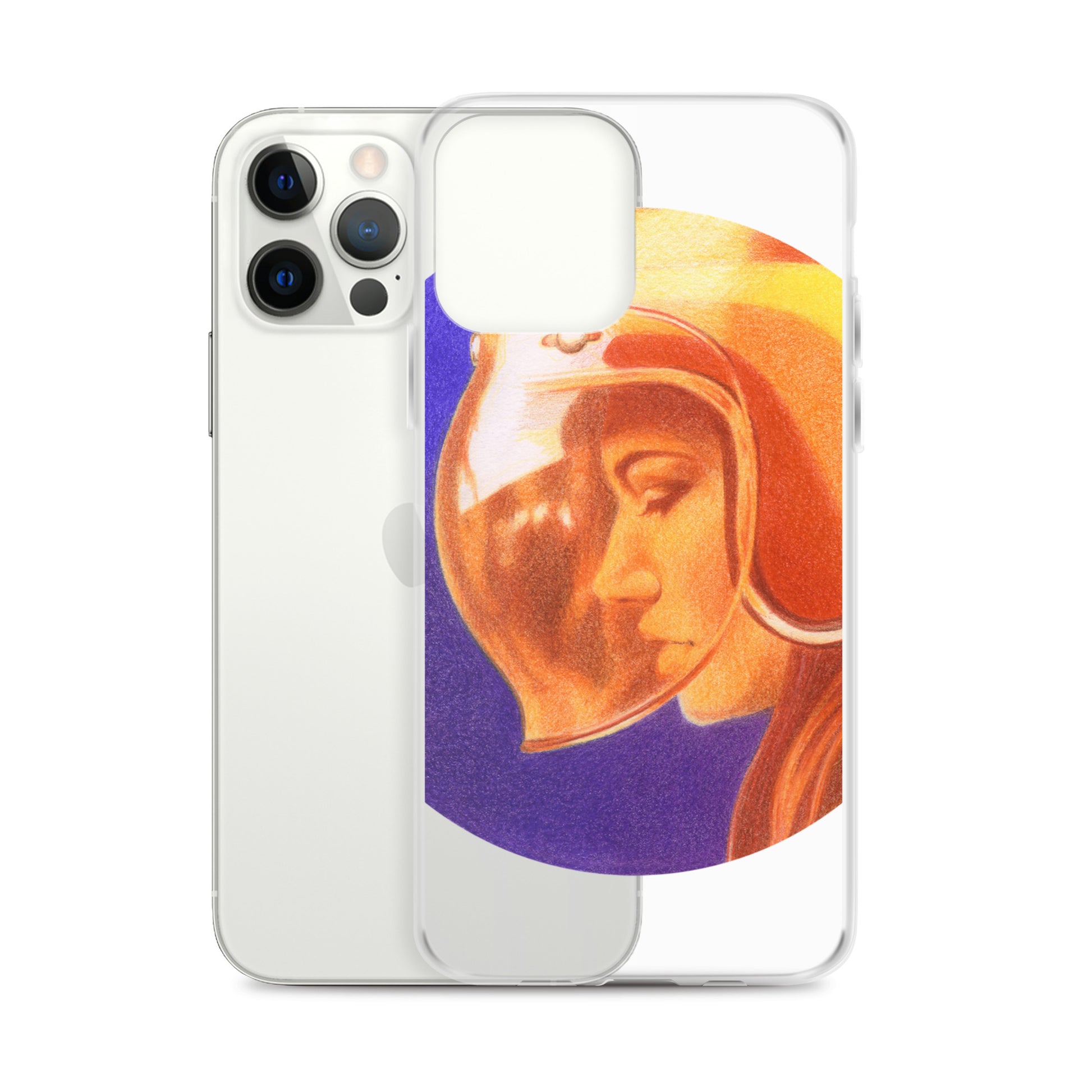 Ride More Fear Less Helmet Girl iPhone Case