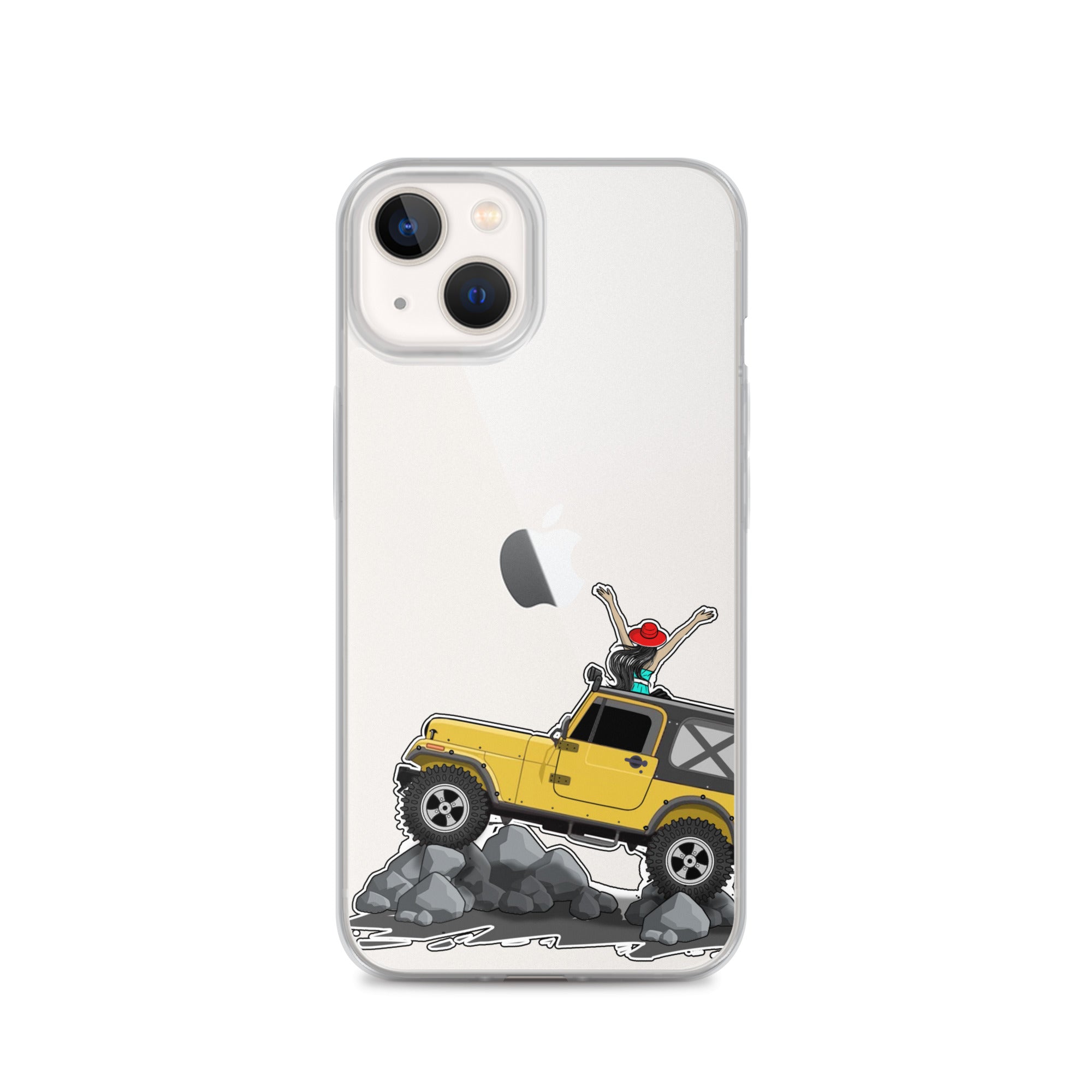 Image of Jeep on the Rocks iPhone Case