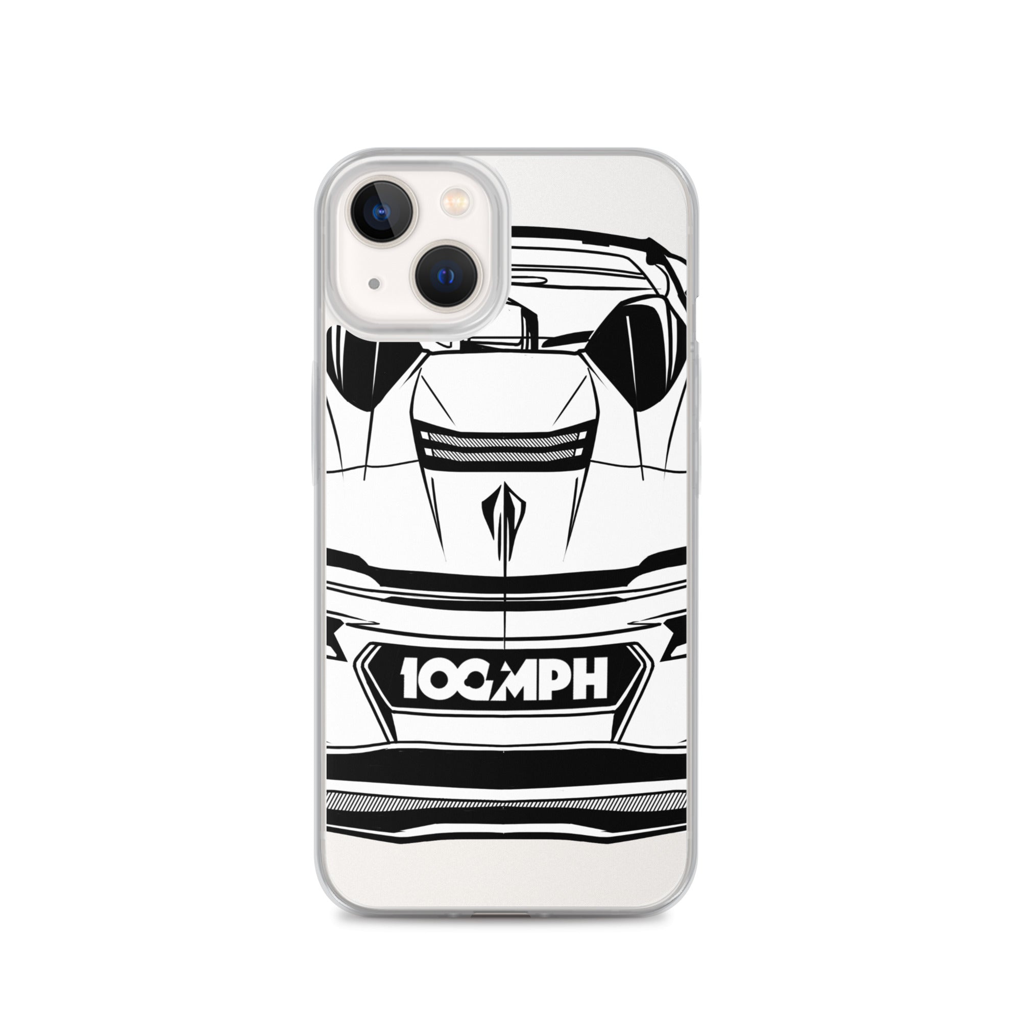 Image of The C8 Corvette Rear View iPhone Case