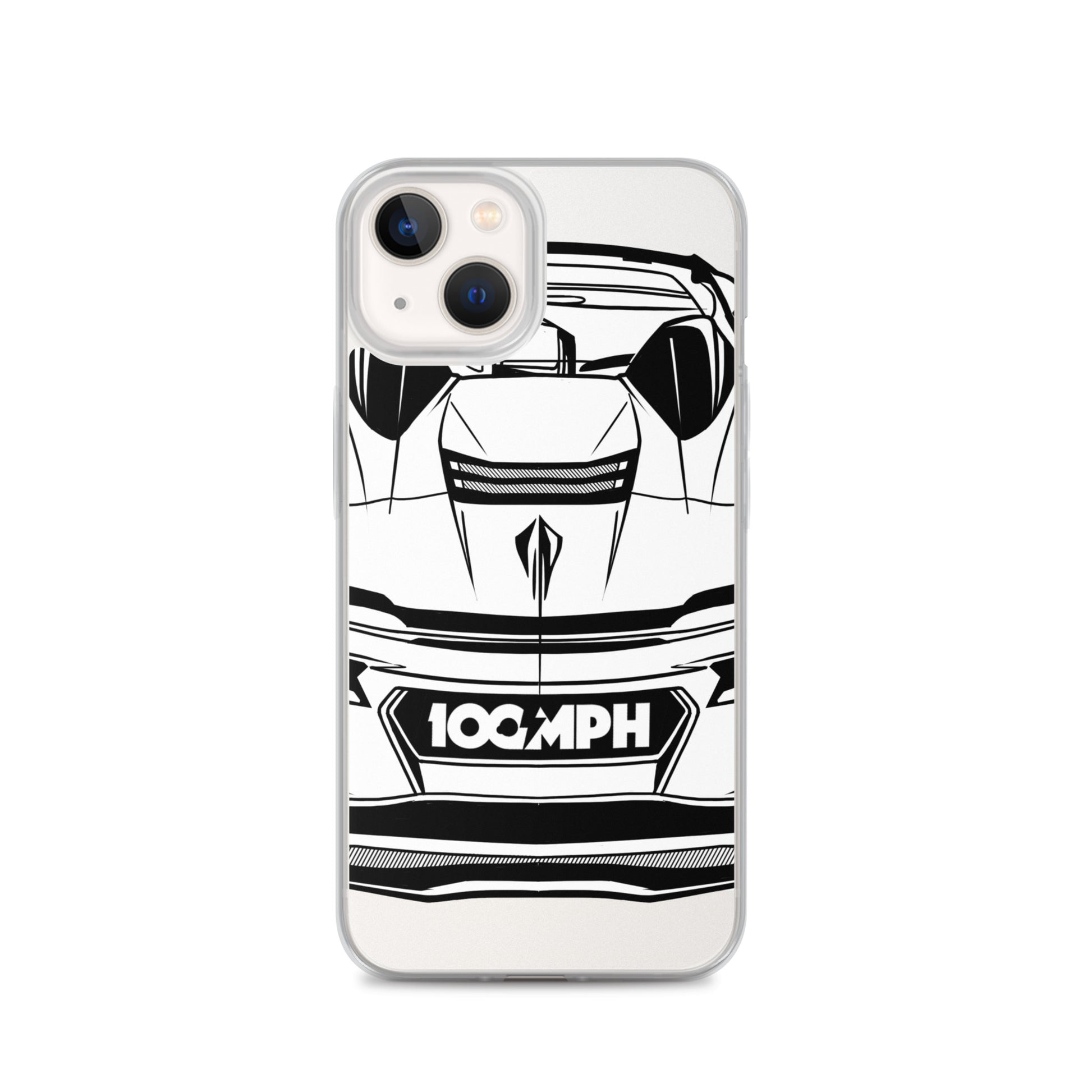 The C8 Corvette Rear View iPhone Case