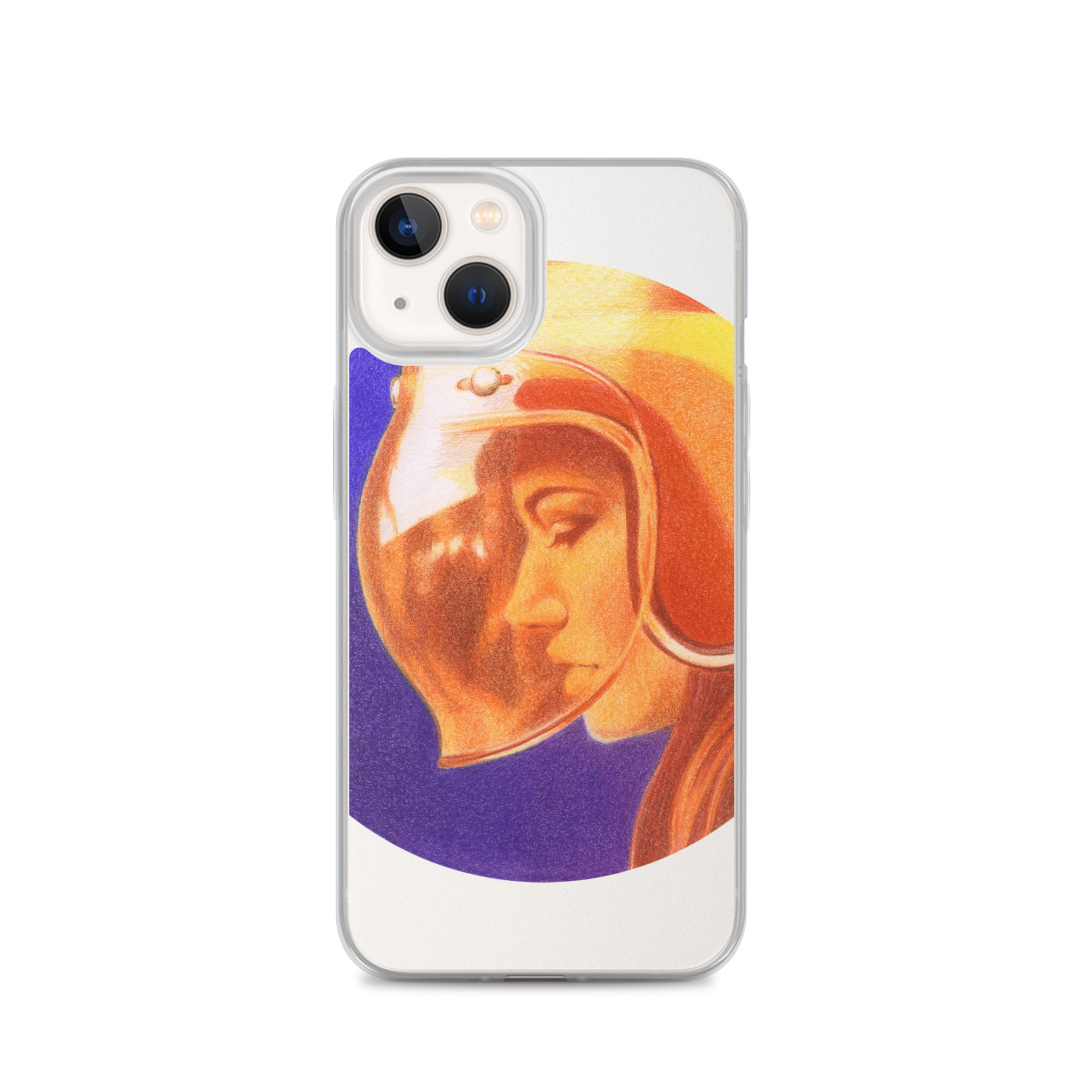Ride More Fear Less Helmet Girl iPhone Case