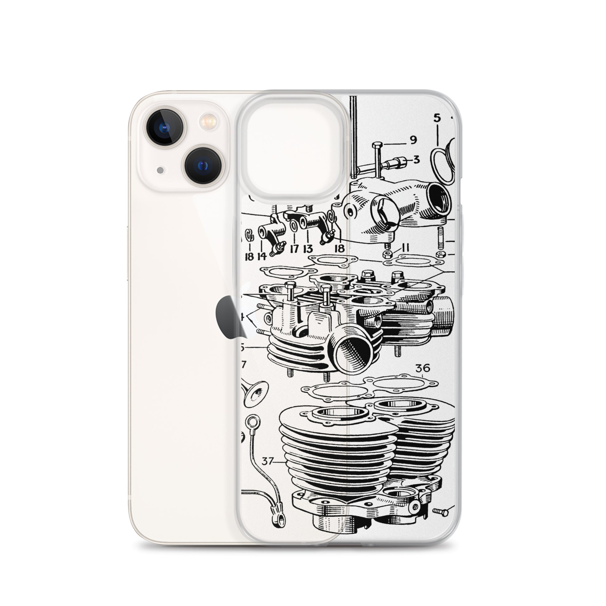 Abstract Engine iPhone Case