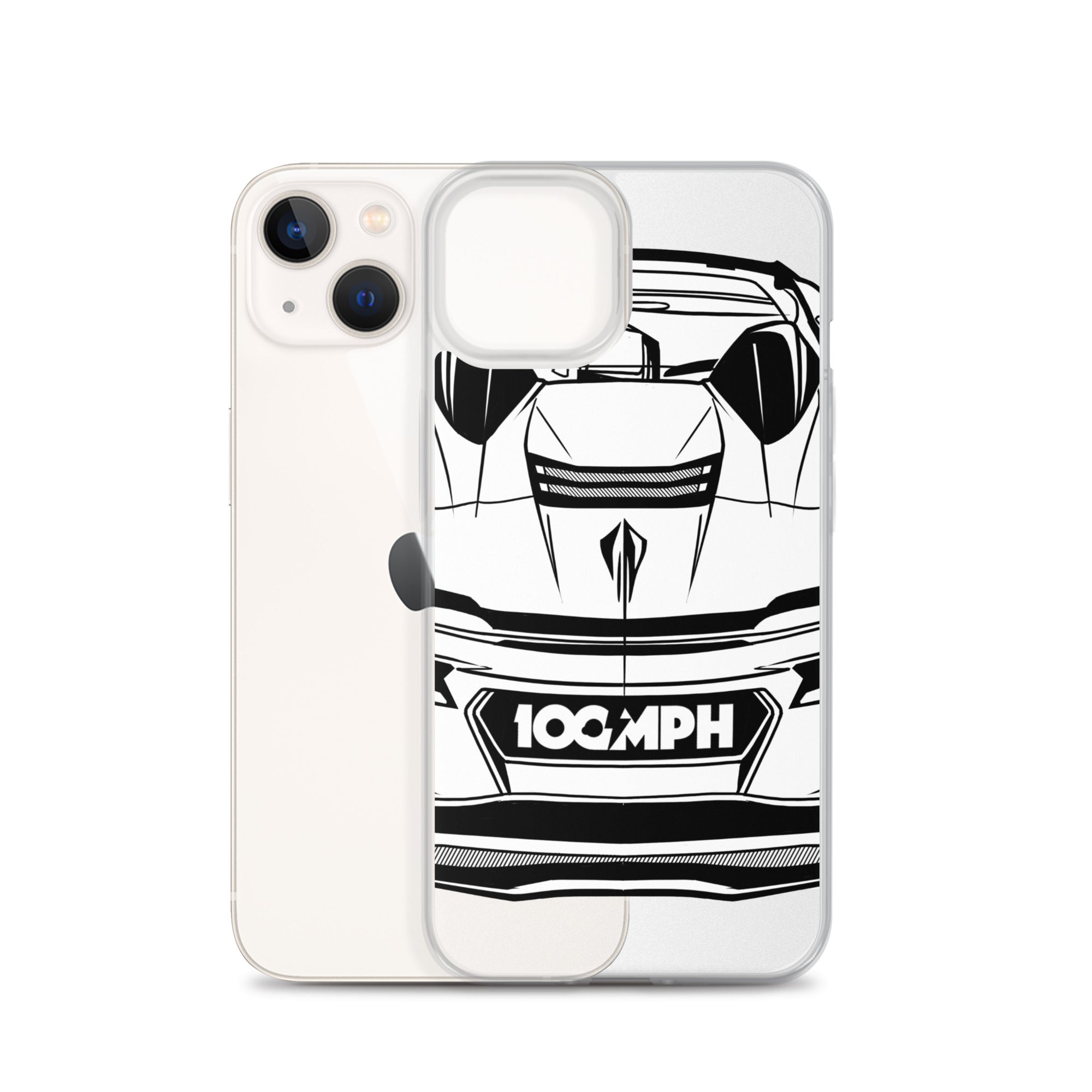 Image of The C8 Corvette Rear View iPhone Case