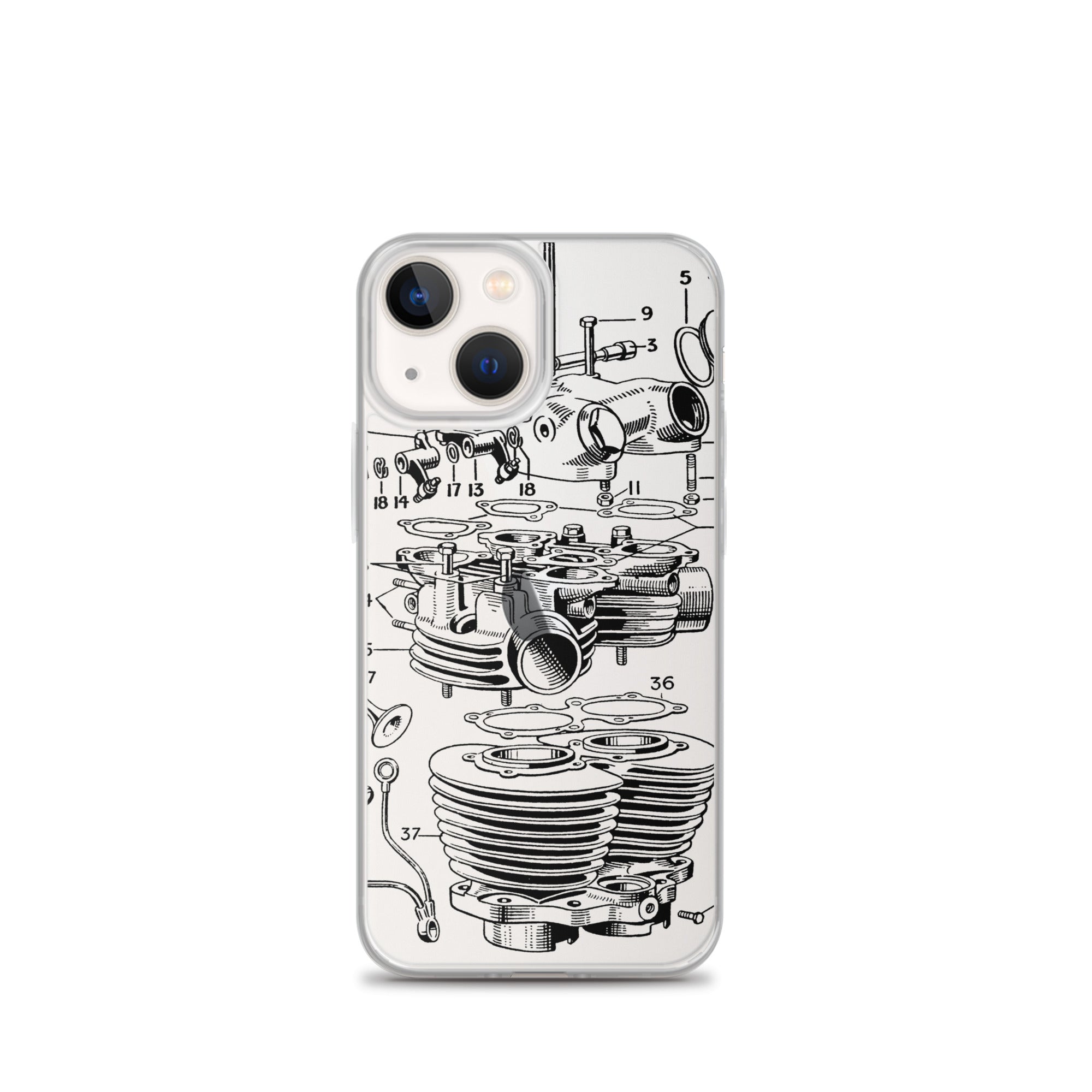 Image of Abstract Engine iPhone Case