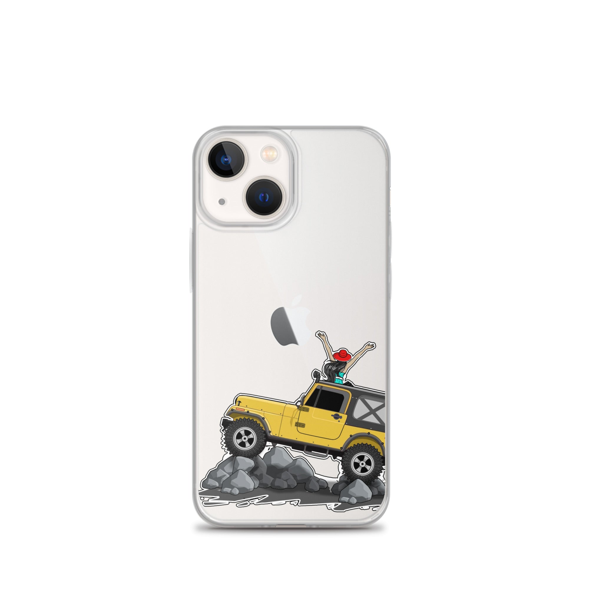 Image of Jeep on the Rocks iPhone Case