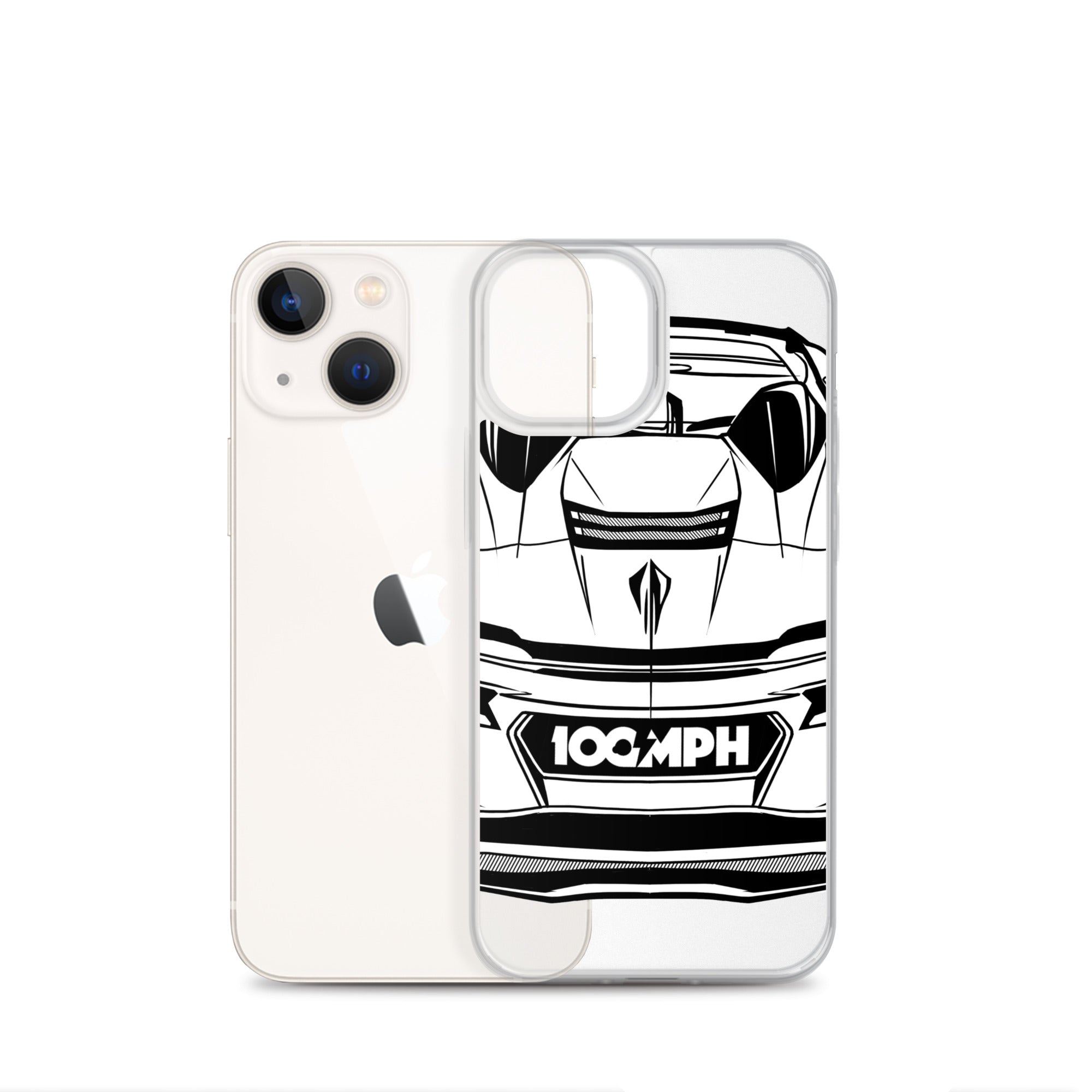 Image of The C8 Corvette Rear View iPhone Case