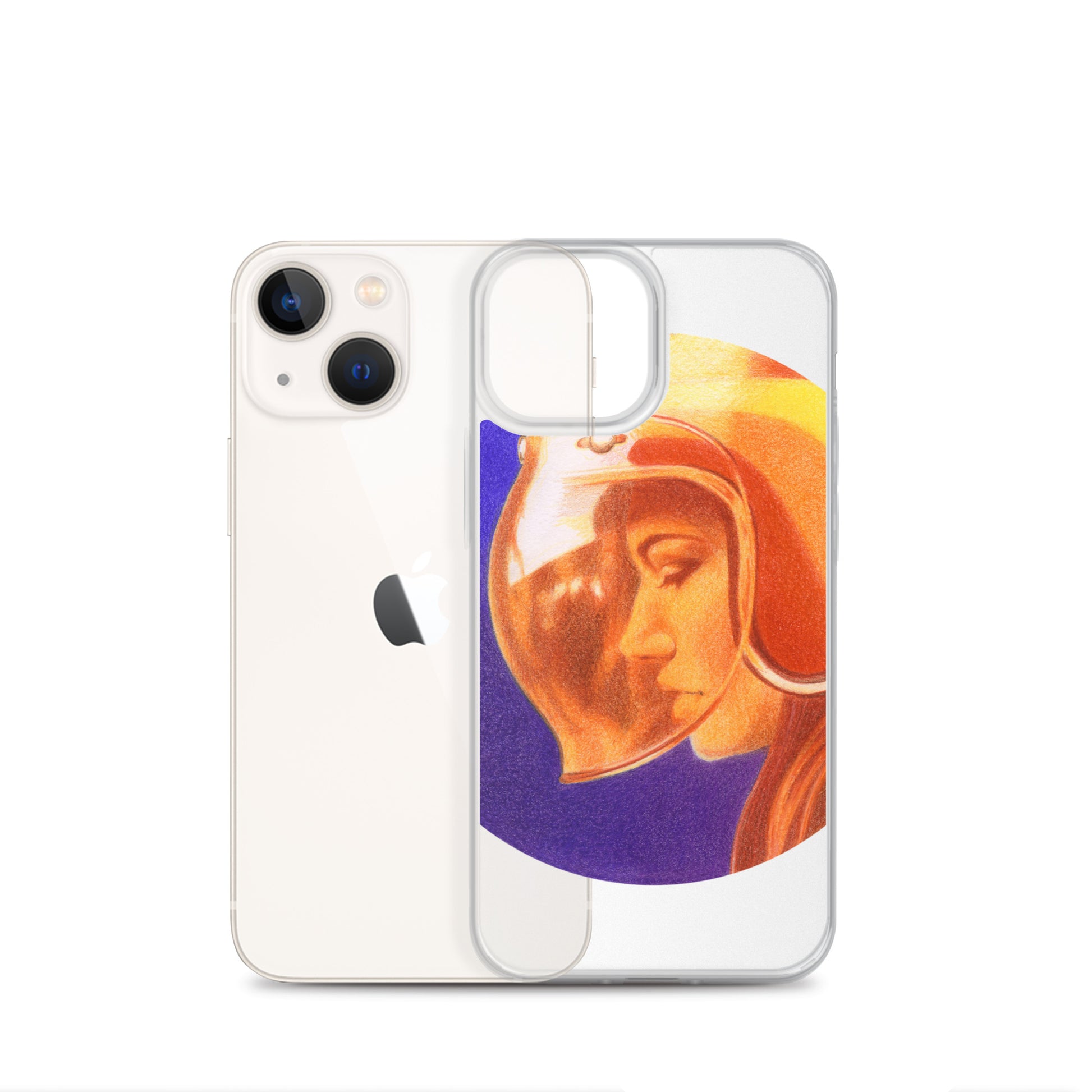 Ride More Fear Less Helmet Girl iPhone Case