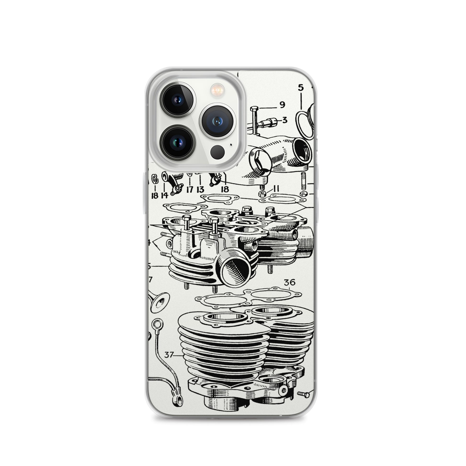 Abstract Engine iPhone Case