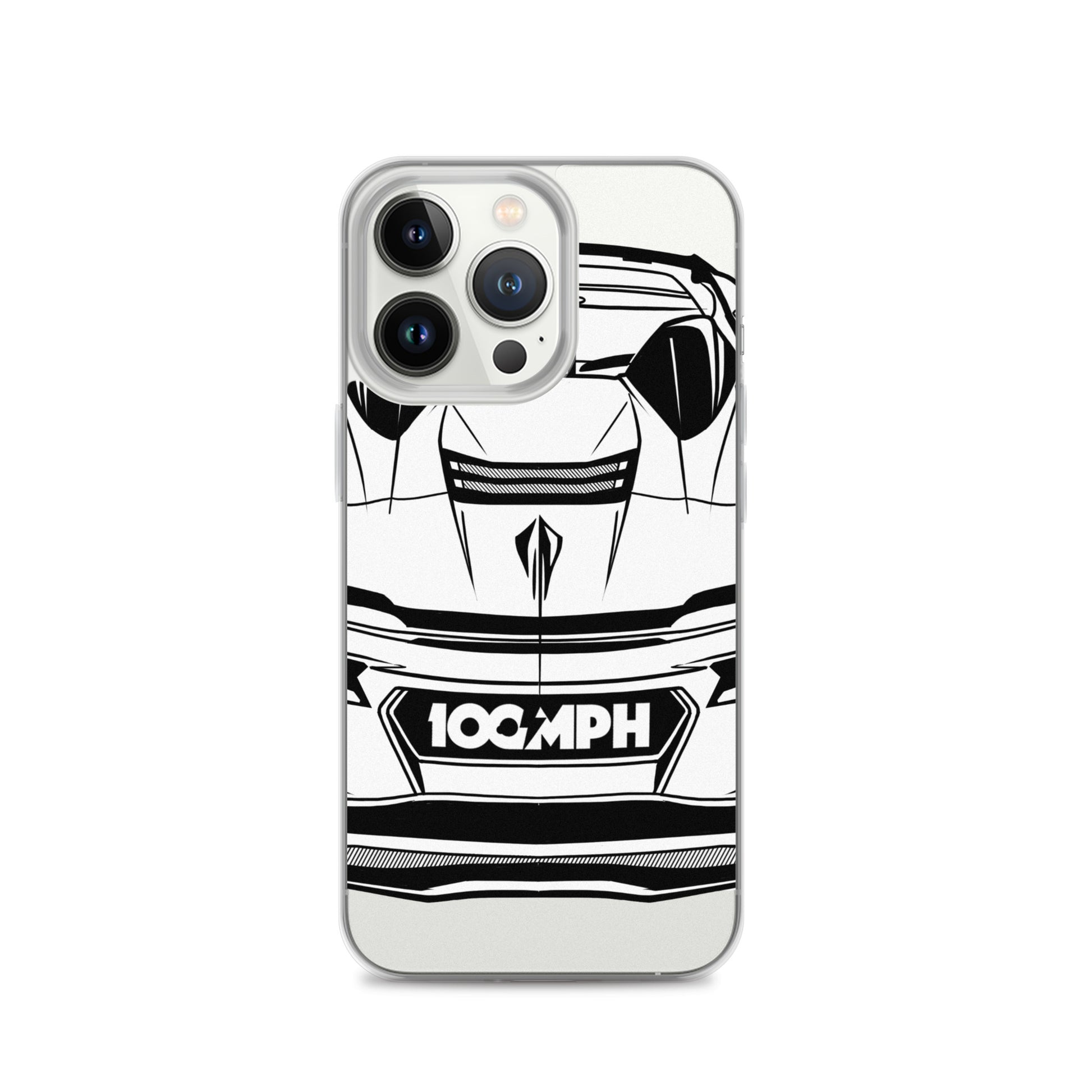 The C8 Corvette Rear View iPhone Case